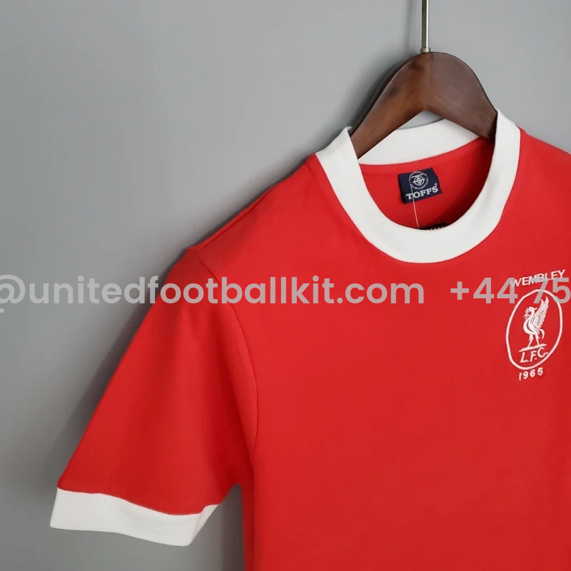 Unitedfootballkit.com | Retro Liver.pool 1965 Home Stadium Jersey -Customize Name, Number and Patch | Worldwide Shipping