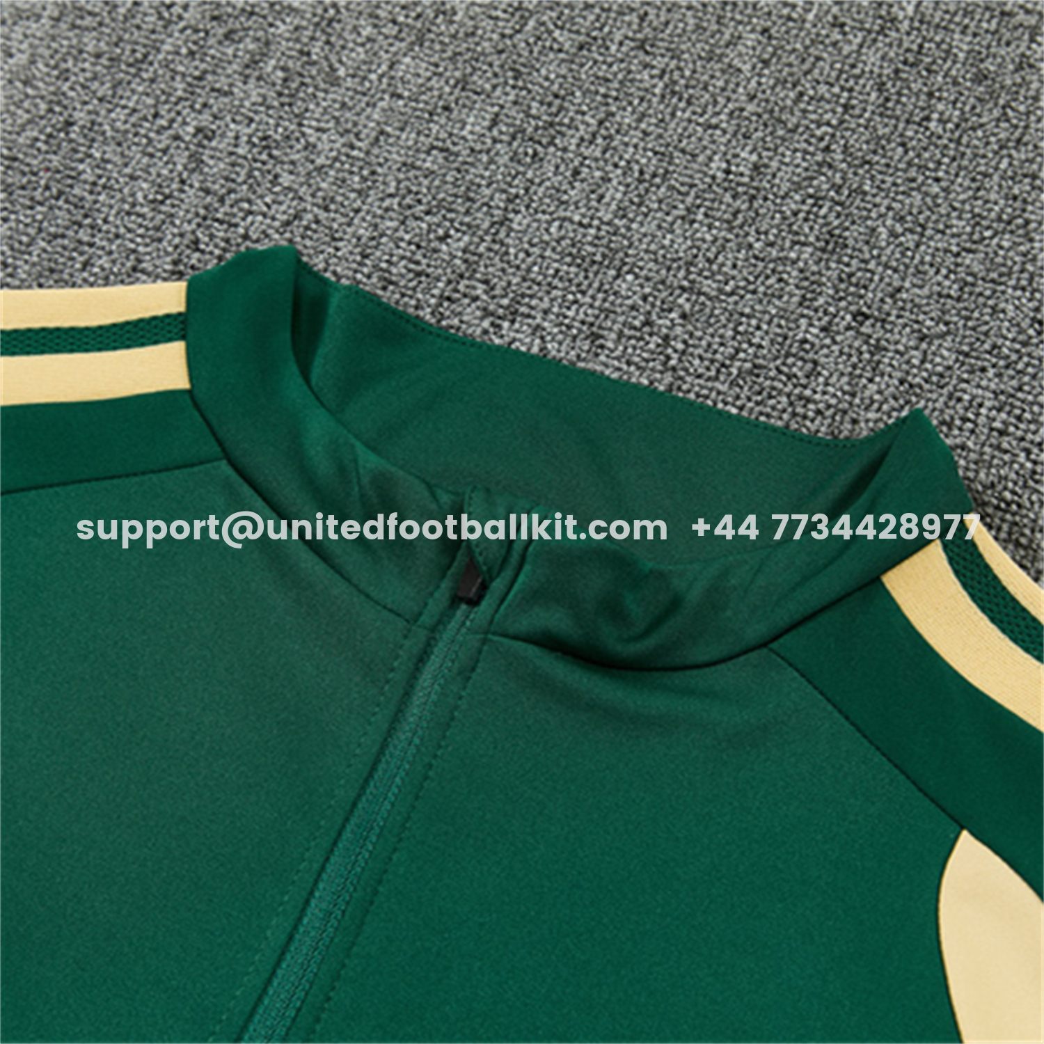 Unitedfootballkit.com | Real Madrid 26-27 Kids Long Sleeves Training Set - Green Top And Green Pants -Customize Name, Number and Patch | Worldwide Shipping
