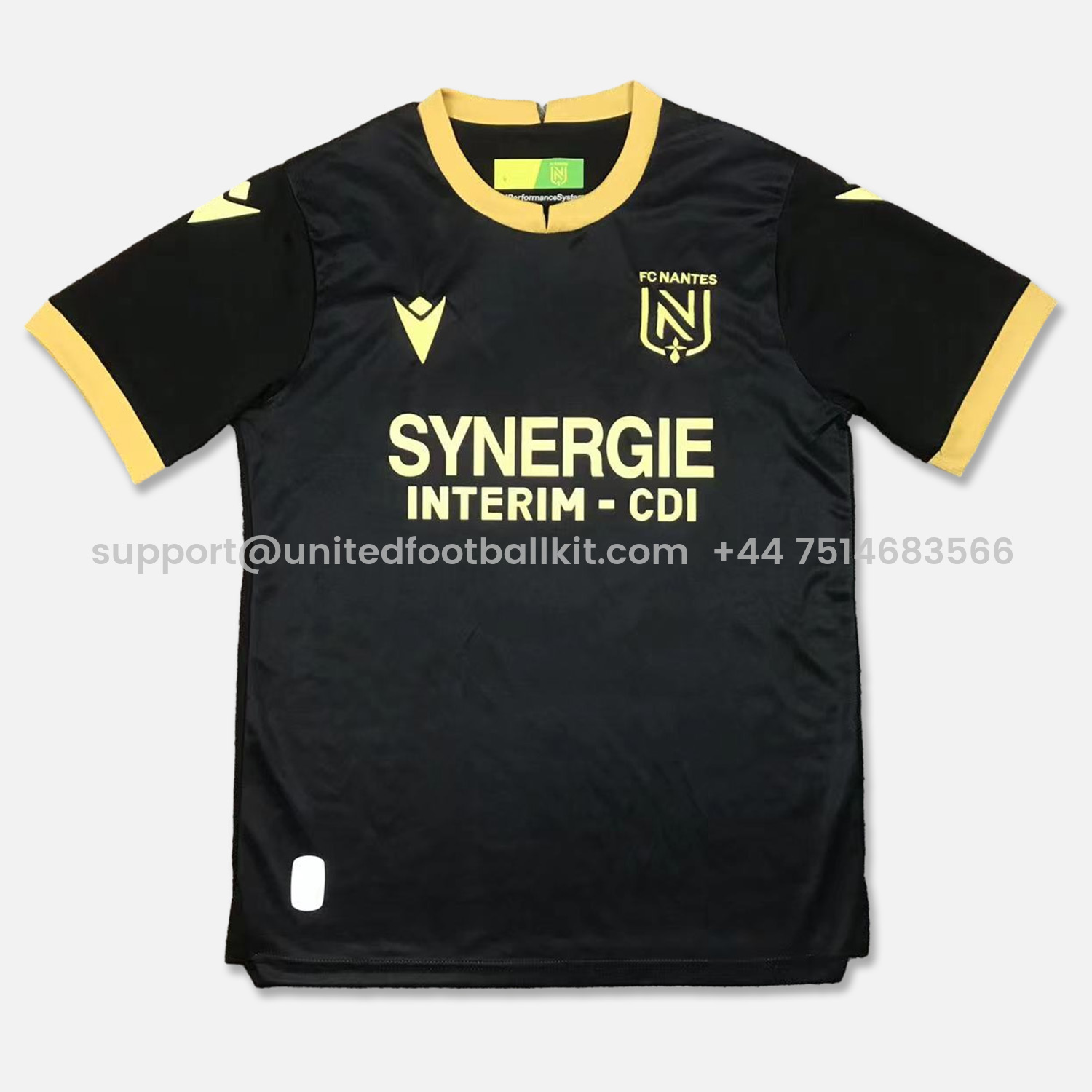 Unitedfootballkit.com | Nantes 24-25 Away Jersey - Fans Version -Customize Name, Number and Patch | Worldwide Shipping