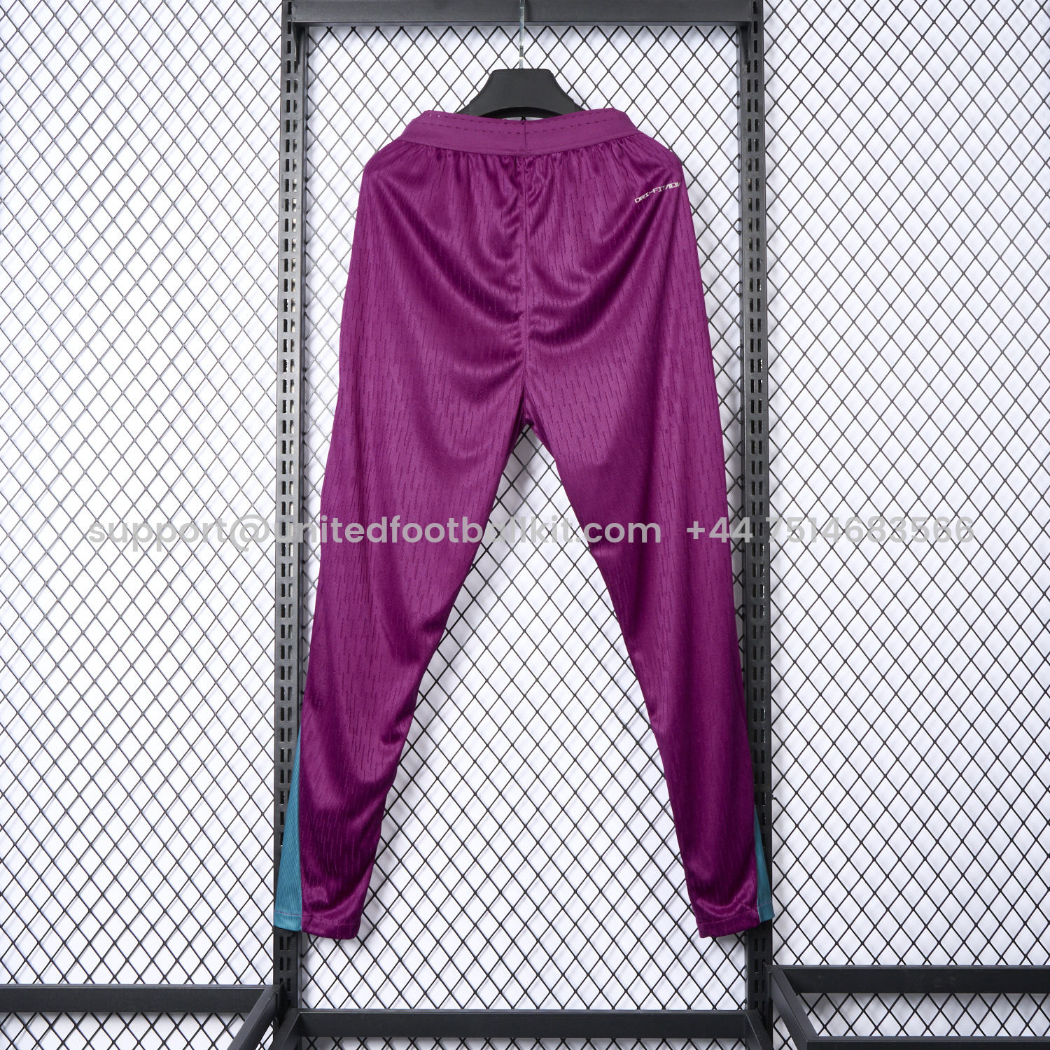 Unitedfootballkit.com | Paris Saint-Germain PSG 24-25 Purple-Red Training Pants - Player Version -Customize Name, Number and Patch | Worldwide Shipping