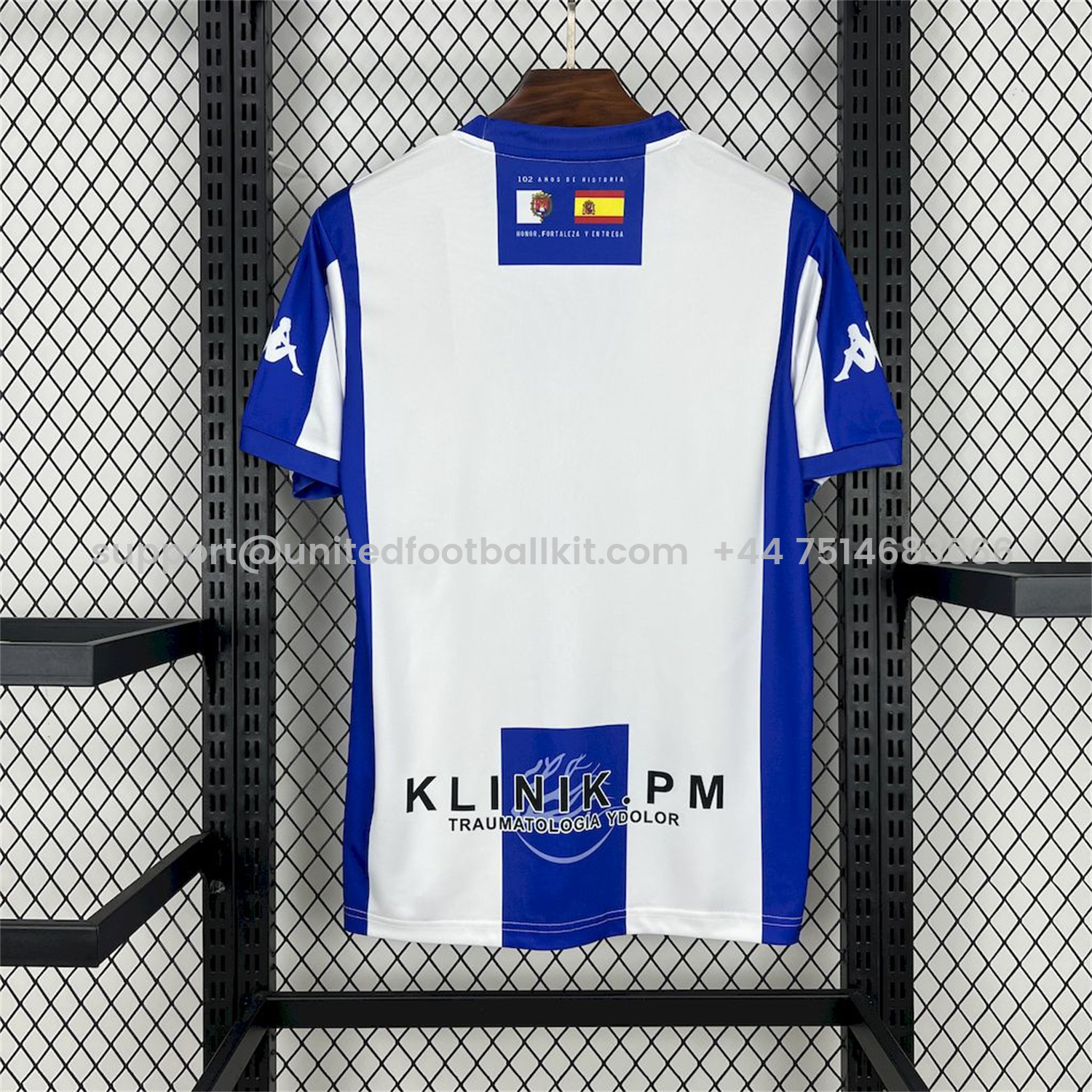 Unitedfootballkit.com | Hércules CF 25-26 Home Jersey - Fans Version -Customize Name, Number and Patch | Worldwide Shipping