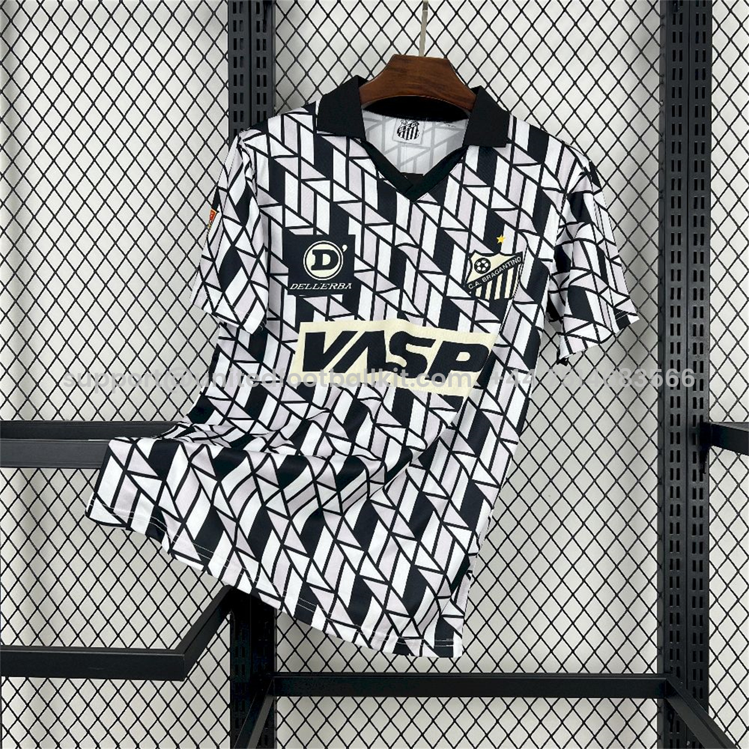 Unitedfootballkit.com | Retro Red Bull Bragantino 1991-92 Away Jersey -Customize Name, Number and Patch | Worldwide Shipping