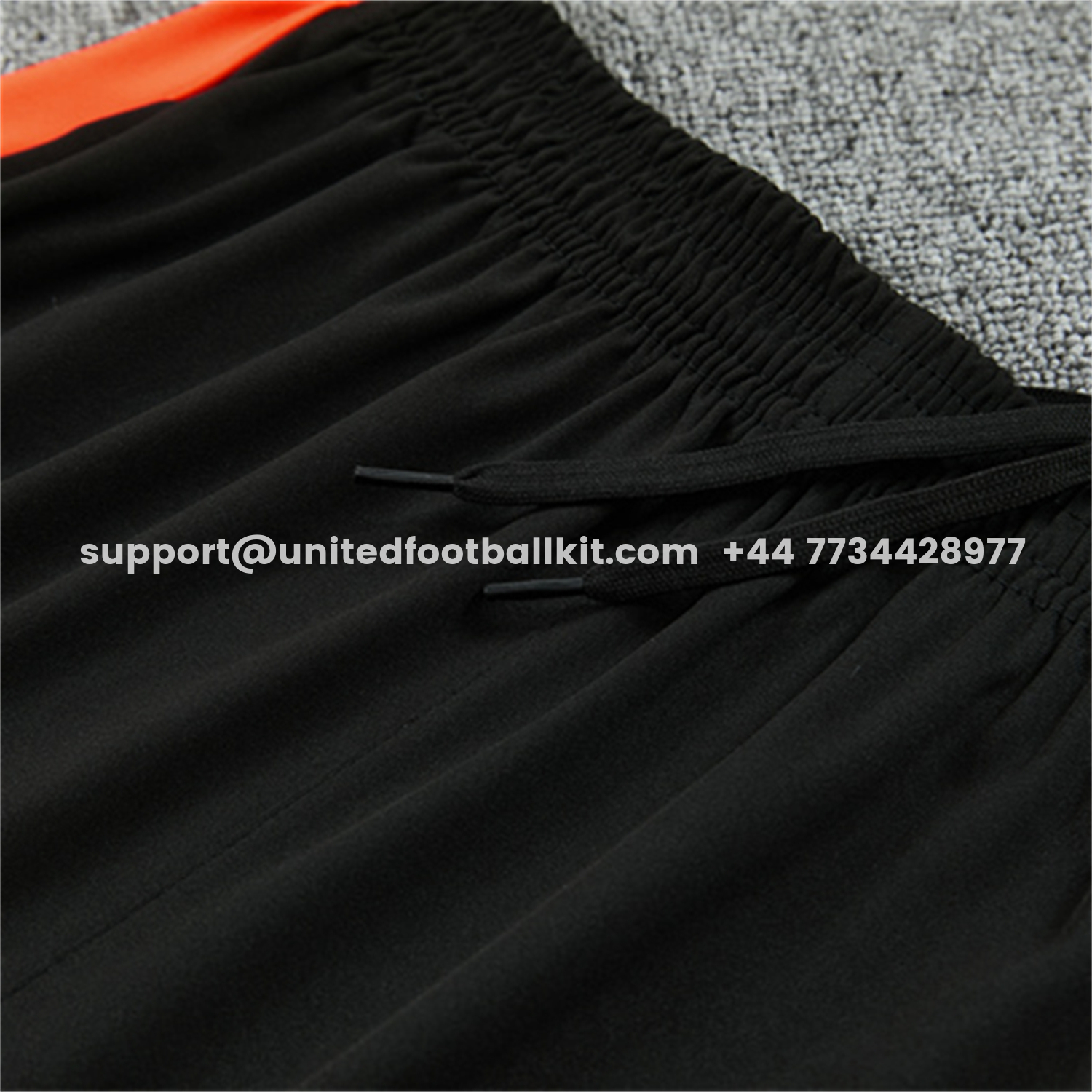 Unitedfootballkit.com | Netherlands 2026 Kids Long Sleeves Training Set - White With Orange Accents Top & Black Pants -Customize Name, Number and Patch | Worldwide Shipping