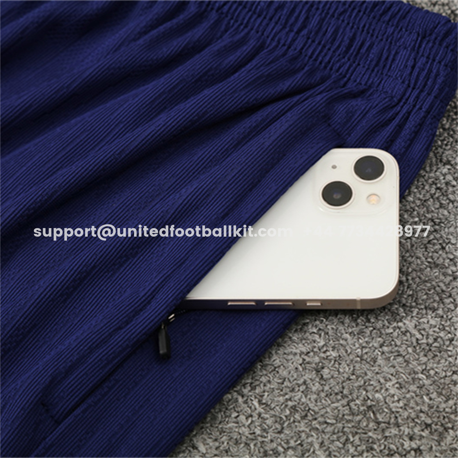 Unitedfootballkit.com | Barcelona 25-26 Long Sleeve Training Set - Royal Blue Top Orange Sponsor & Royal Blue Pants -Customize Name, Number and Patch | Worldwide Shipping