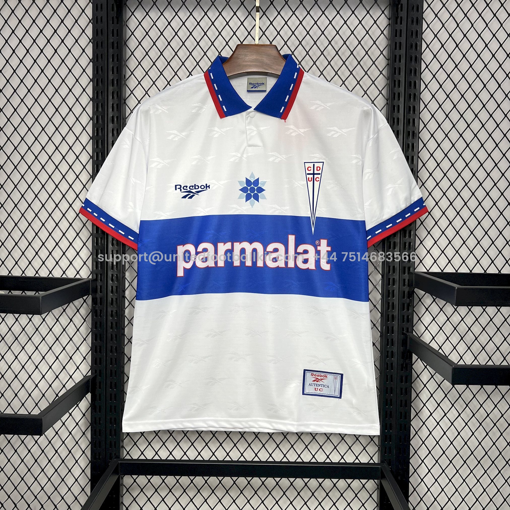 Unitedfootballkit.com | Retro Universidad Catolica 1998 Home Jersey -Customize Name, Number and Patch | Worldwide Shipping