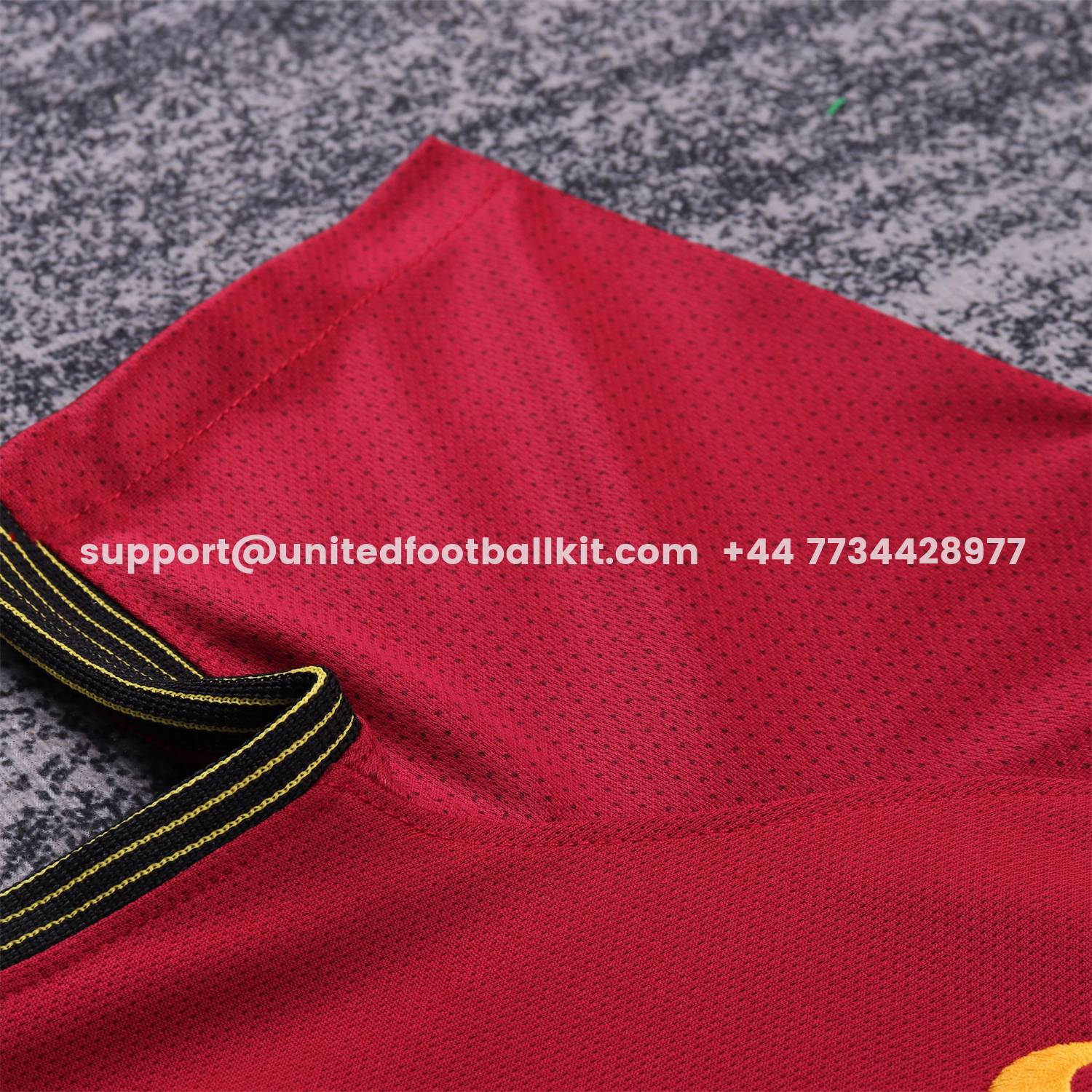 Unitedfootballkit.com | Retro Roma 2017-18 Home Kids Kit -Customize Name, Number and Patch | Worldwide Shipping