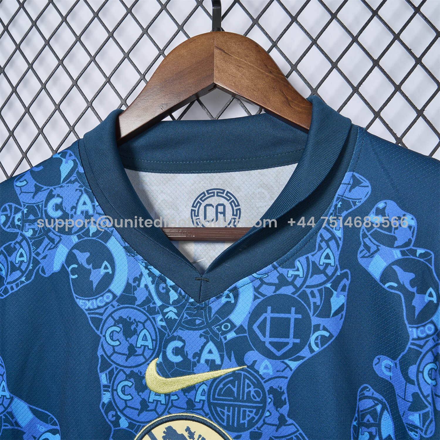 Unitedfootballkit.com | Club América 24-25 Away Jersey - Fans Version -Customize Name, Number and Patch | Worldwide Shipping