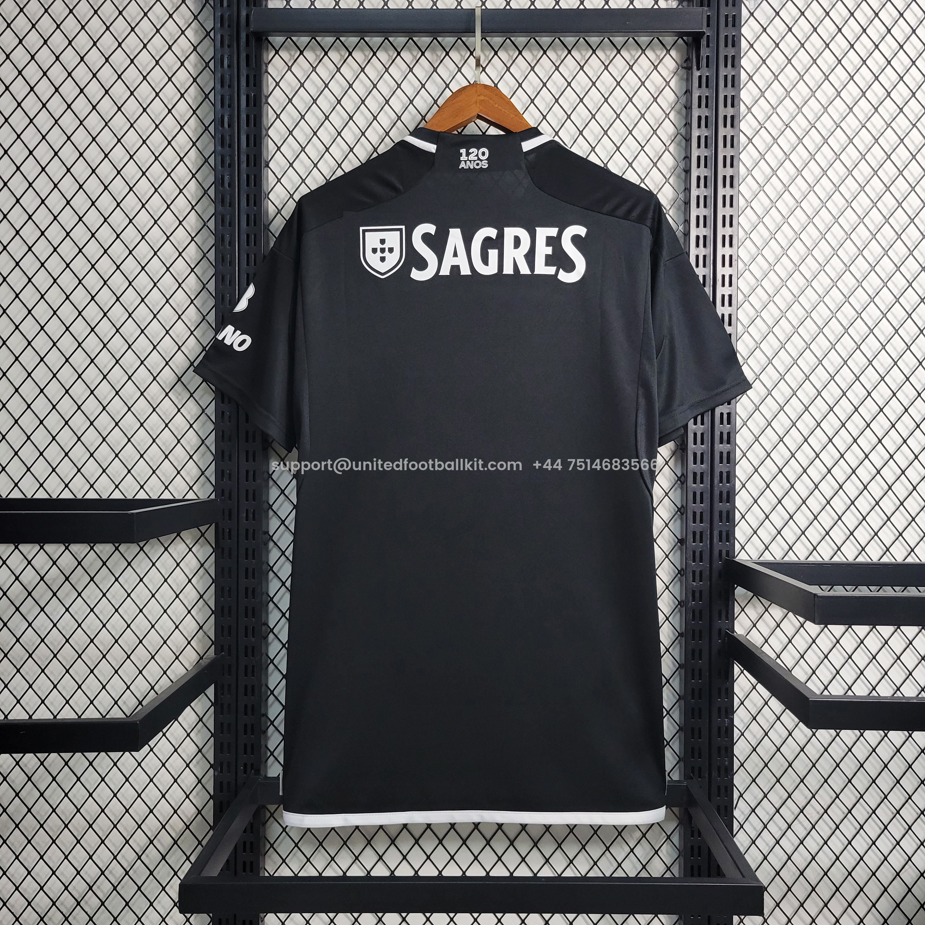 Unitedfootballkit.com | Benfica 23-24 Away Stadium Jersey - Fans Version -Customize Name, Number and Patch | Worldwide Shipping