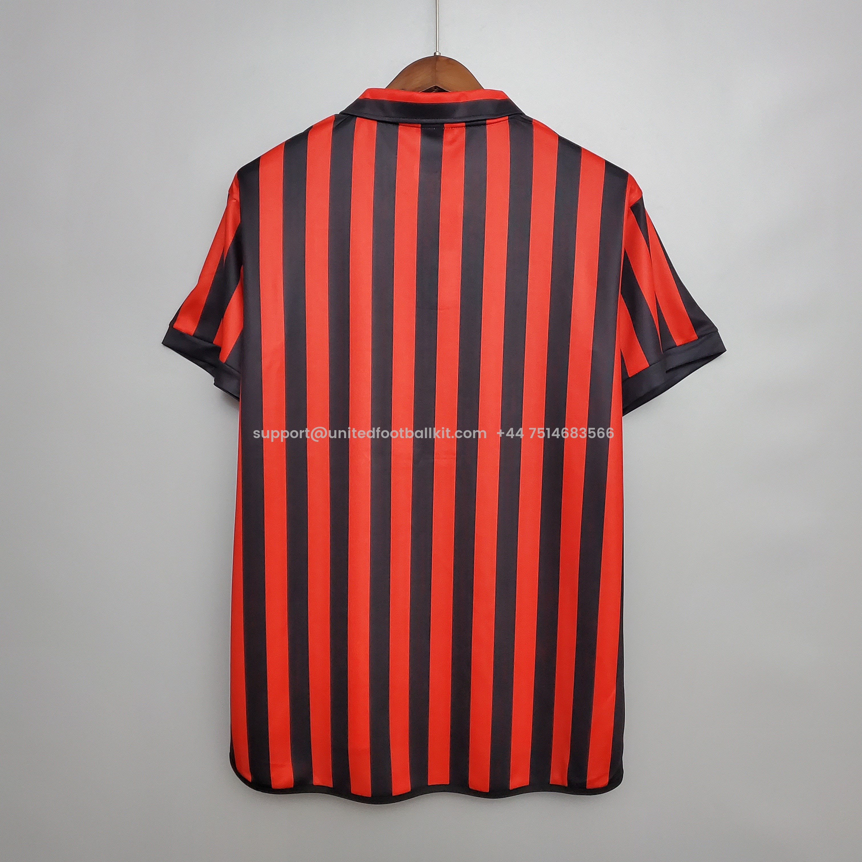 Unitedfootballkit.com | Retro AC Milan 99-00 Home Stadium Jersey -Customize Name, Number and Patch | Worldwide Shipping