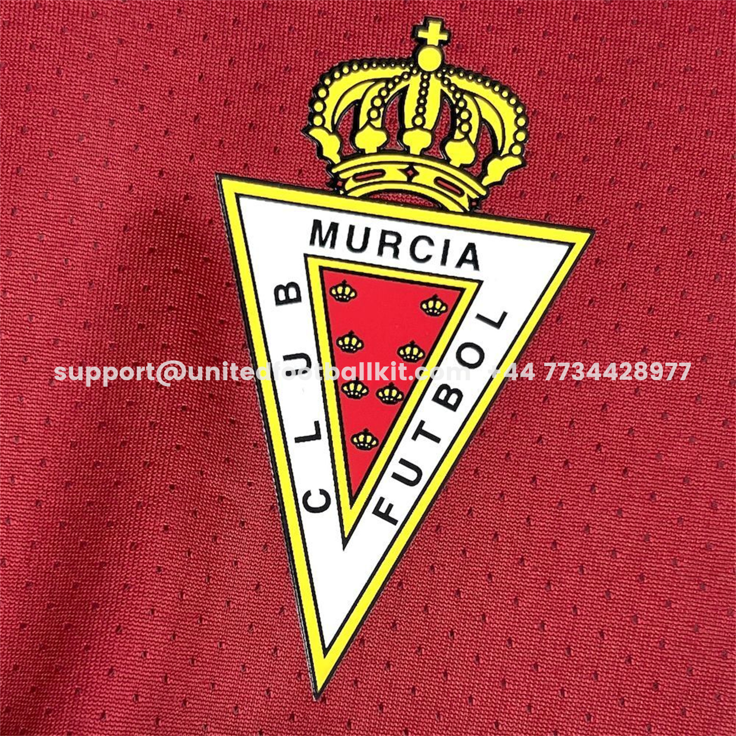 Unitedfootballkit.com | Real Murcia 25-26 Home Jersey - Fans Version -Customize Name, Number and Patch | Worldwide Shipping