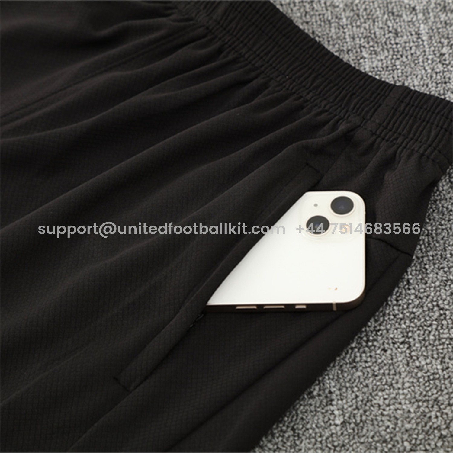 Unitedfootballkit.com | Manchester City 25-26 Short-Sleeve Training Set - Black Top & Black Shorts -Customize Name, Number and Patch | Worldwide Shipping