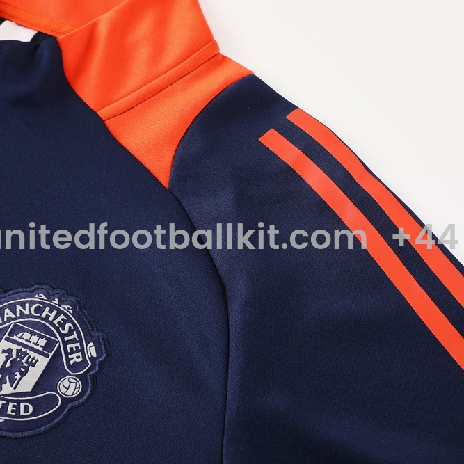 Unitedfootballkit.com | Manchester United 24-25 Jacket Training Tracksuit - Royal Blue -Customize Name, Number and Patch | Worldwide Shipping