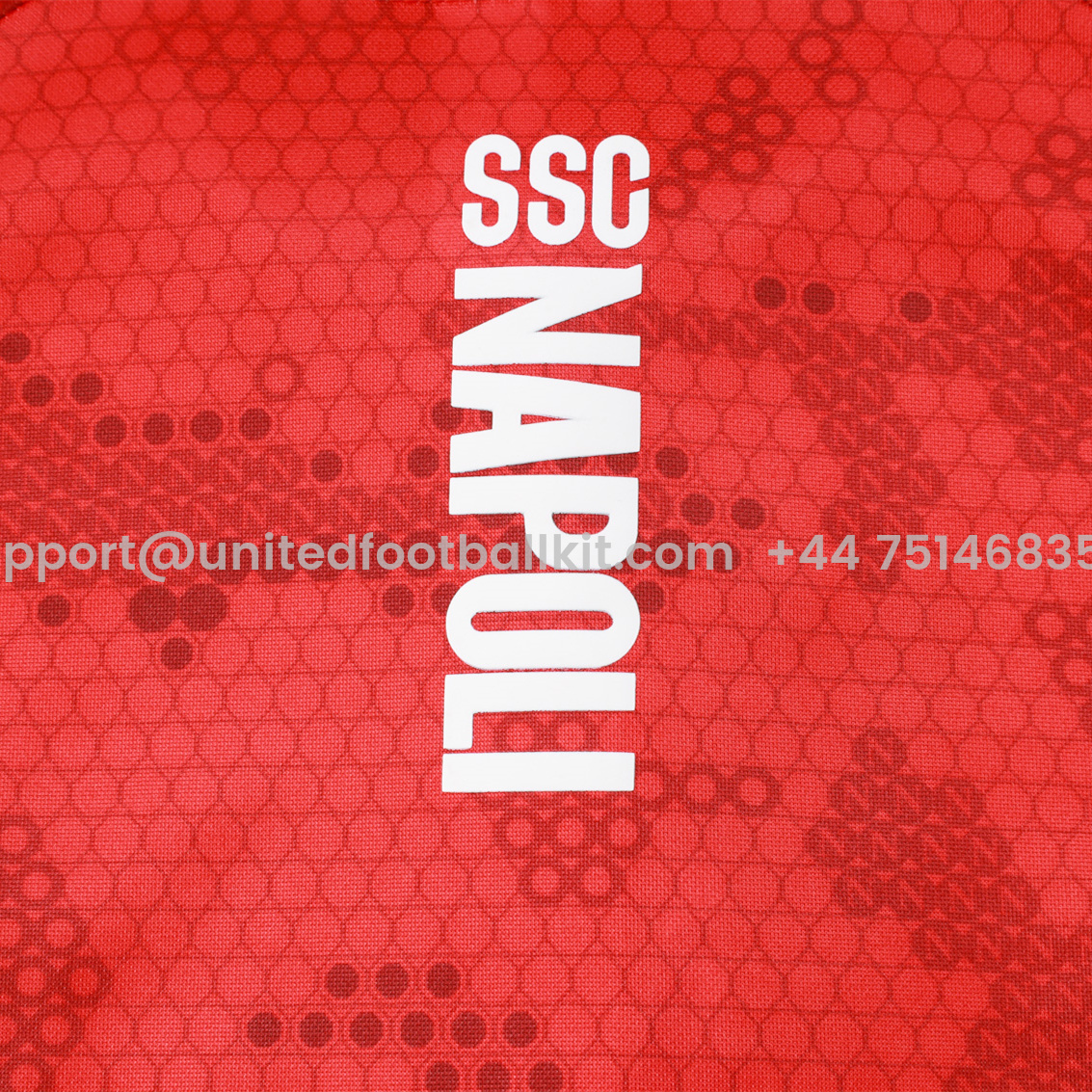 Unitedfootballkit.com | Napoli 24-25 Long Sleeve Training Set - Red Top and Black Pants -Customize Name, Number and Patch | Worldwide Shipping