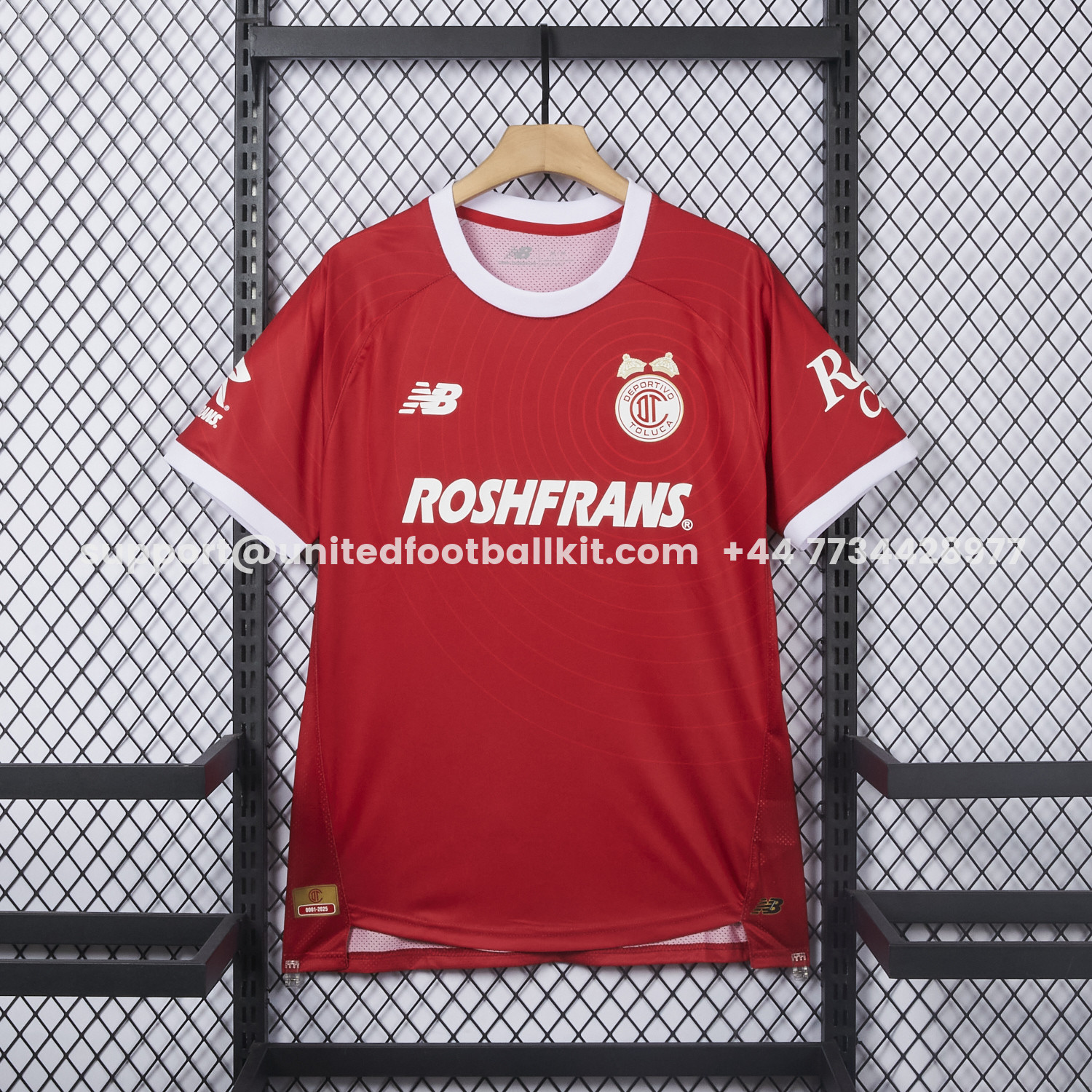 Unitedfootballkit.com | Toluca 25-26 Red Special Jersey - Fans Version -Customize Name, Number and Patch | Worldwide Shipping