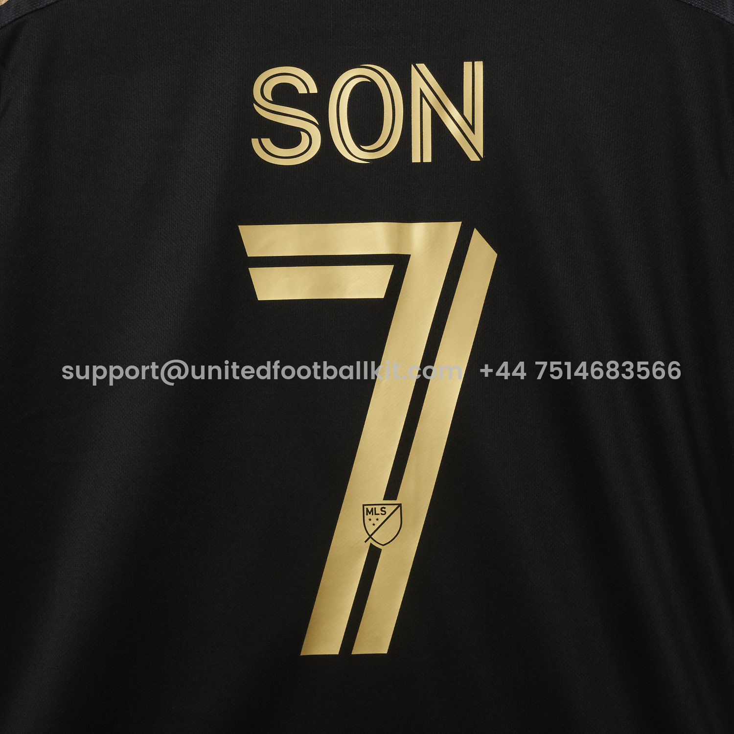 Unitedfootballkit.com | Los Angeles FC 25-26 Home Black Jersey - Fans Version -Customize Name, Number and Patch | Worldwide Shipping