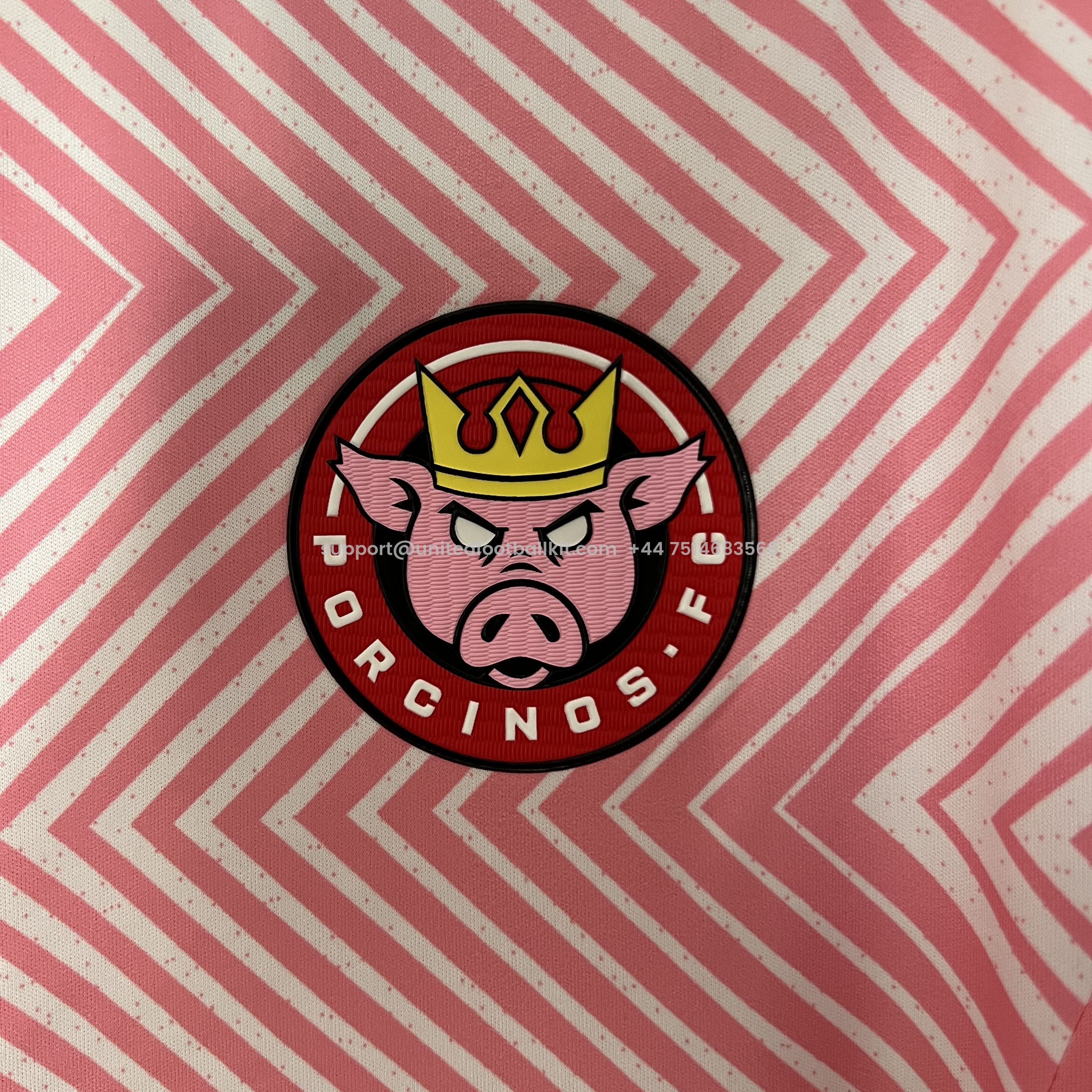 Unitedfootballkit.com | Porcinos FC 2024 Home Stadium Jersey - Fans Version -Customize Name, Number and Patch | Worldwide Shipping