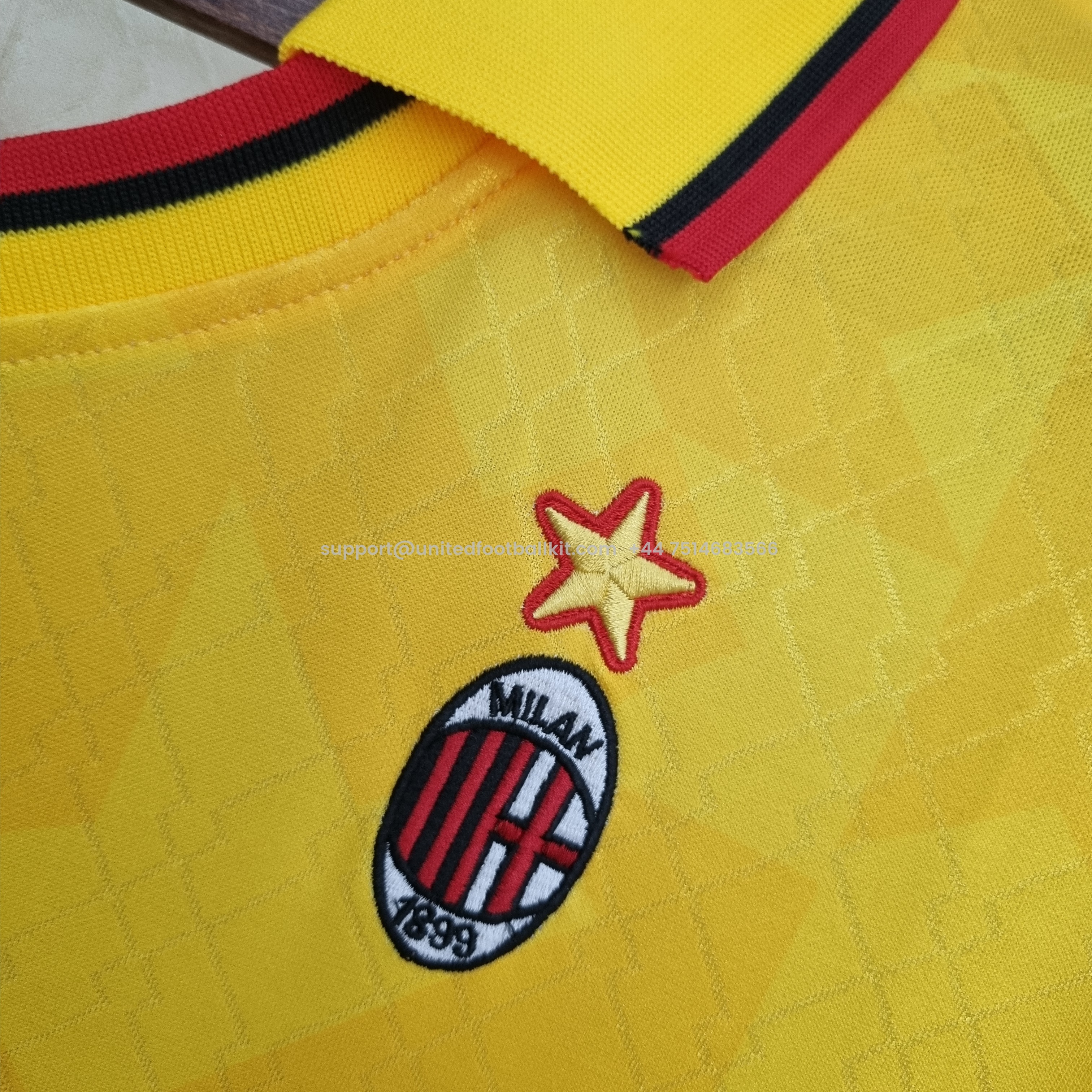 Unitedfootballkit.com | Retro AC Milan 95-96 Third Jersey -Customize Name, Number and Patch | Worldwide Shipping