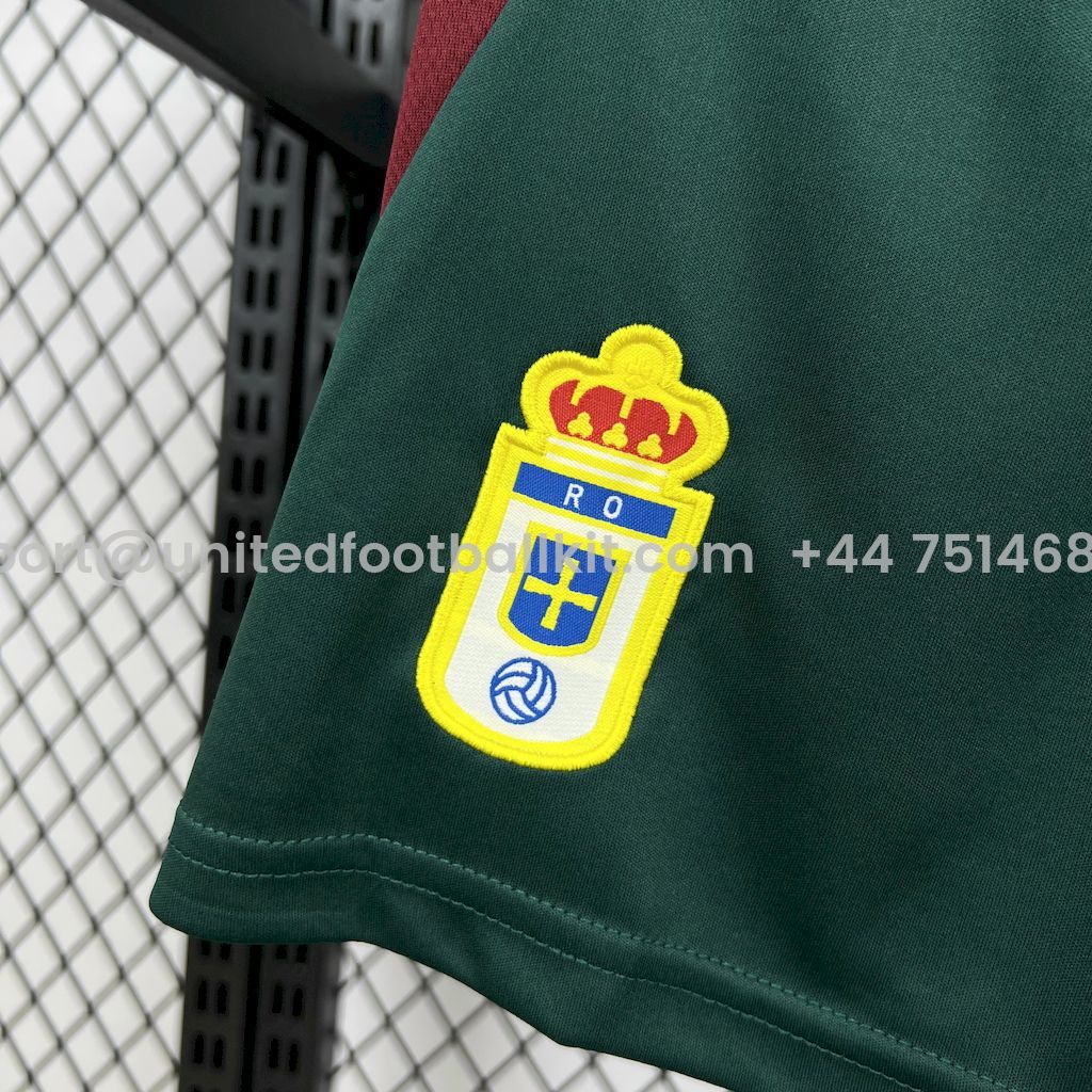 Unitedfootballkit.com | Real Oviedo 24-25 Third Kids Kit -Customize Name, Number and Patch | Worldwide Shipping
