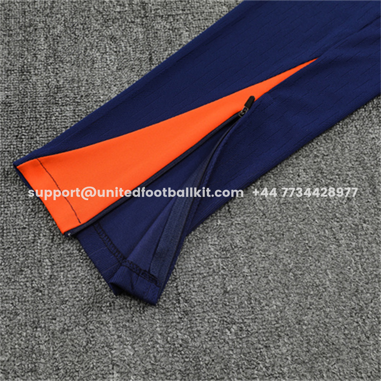 Unitedfootballkit.com | Barcelona 25-26 Long Sleeve Training Set - Red Blue Line Top & Blue Pants -Customize Name, Number and Patch | Worldwide Shipping