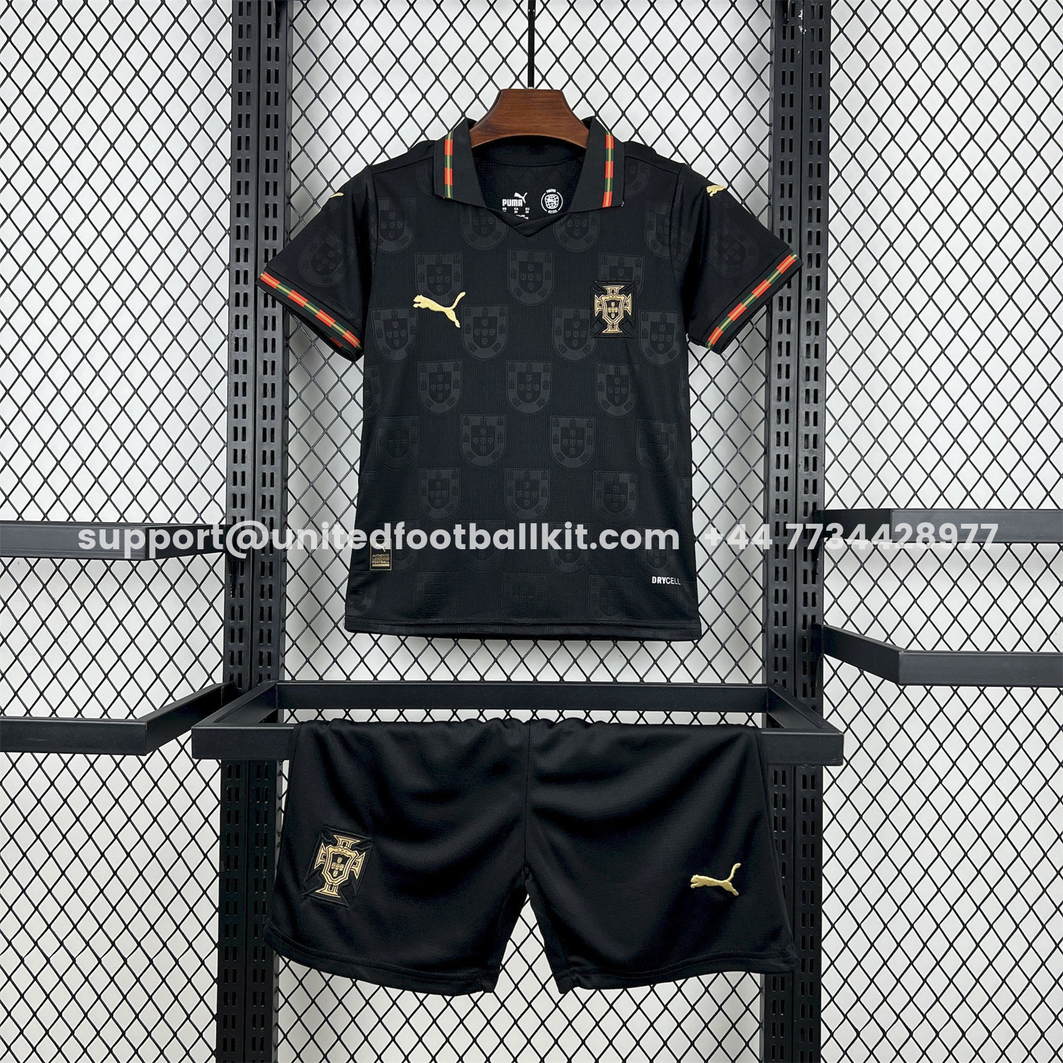 Unitedfootballkit.com | Portugal 2026 Away Kids Kit -Customize Name, Number and Patch | Worldwide Shipping