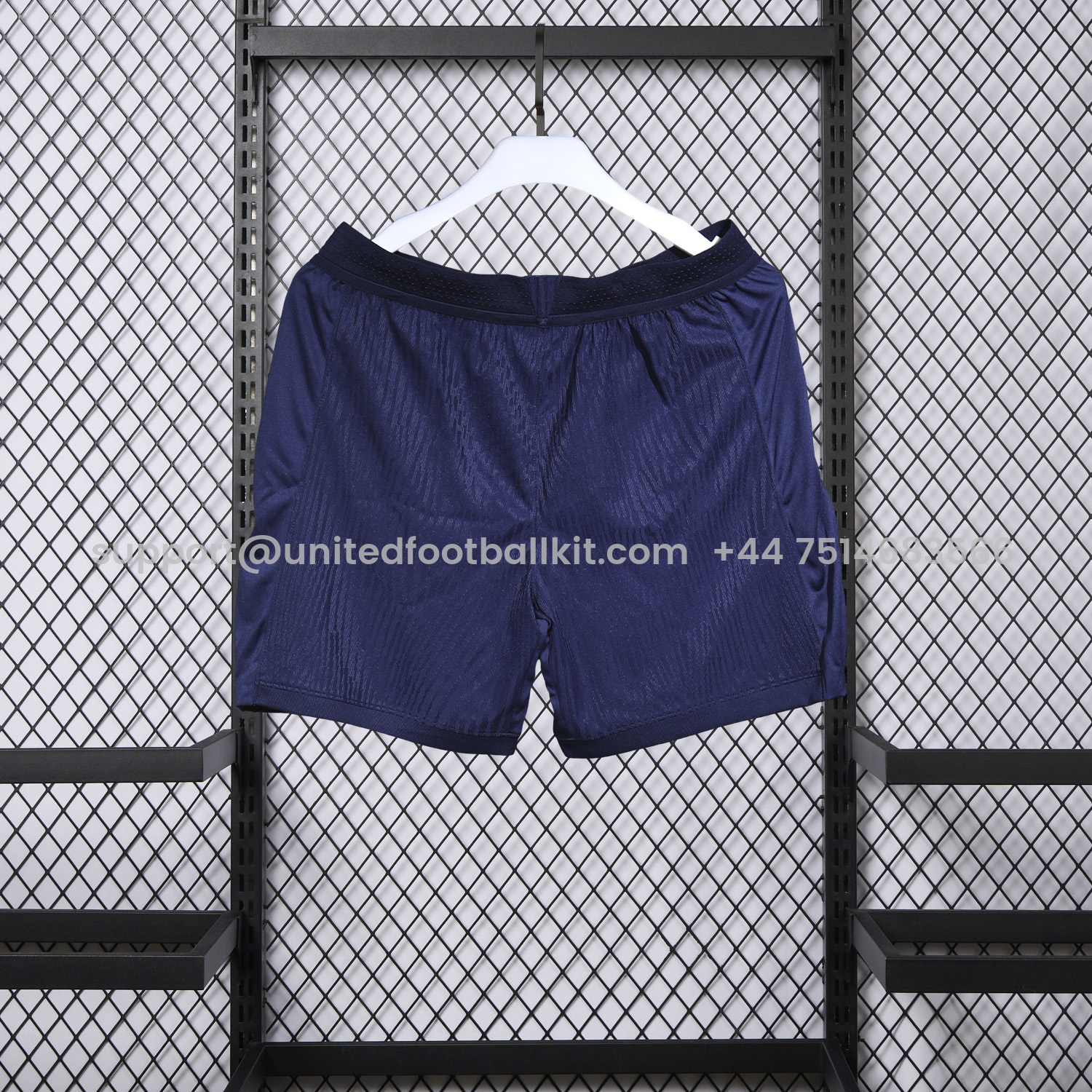 Unitedfootballkit.com | Paris Saint-Germain PSG 25-26 Home Blue Shorts - Player Version -Customize Name, Number and Patch | Worldwide Shipping