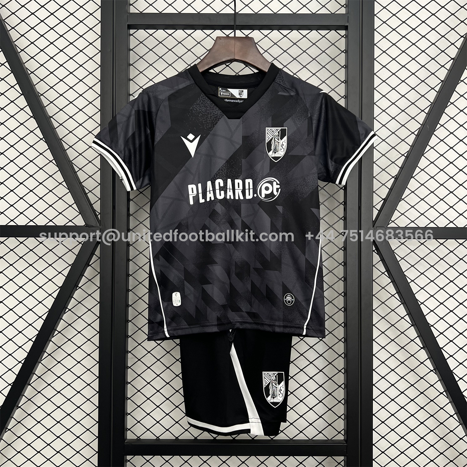 Unitedfootballkit.com | Guimarães 25-26 Away Kids Kit -Customize Name, Number and Patch | Worldwide Shipping