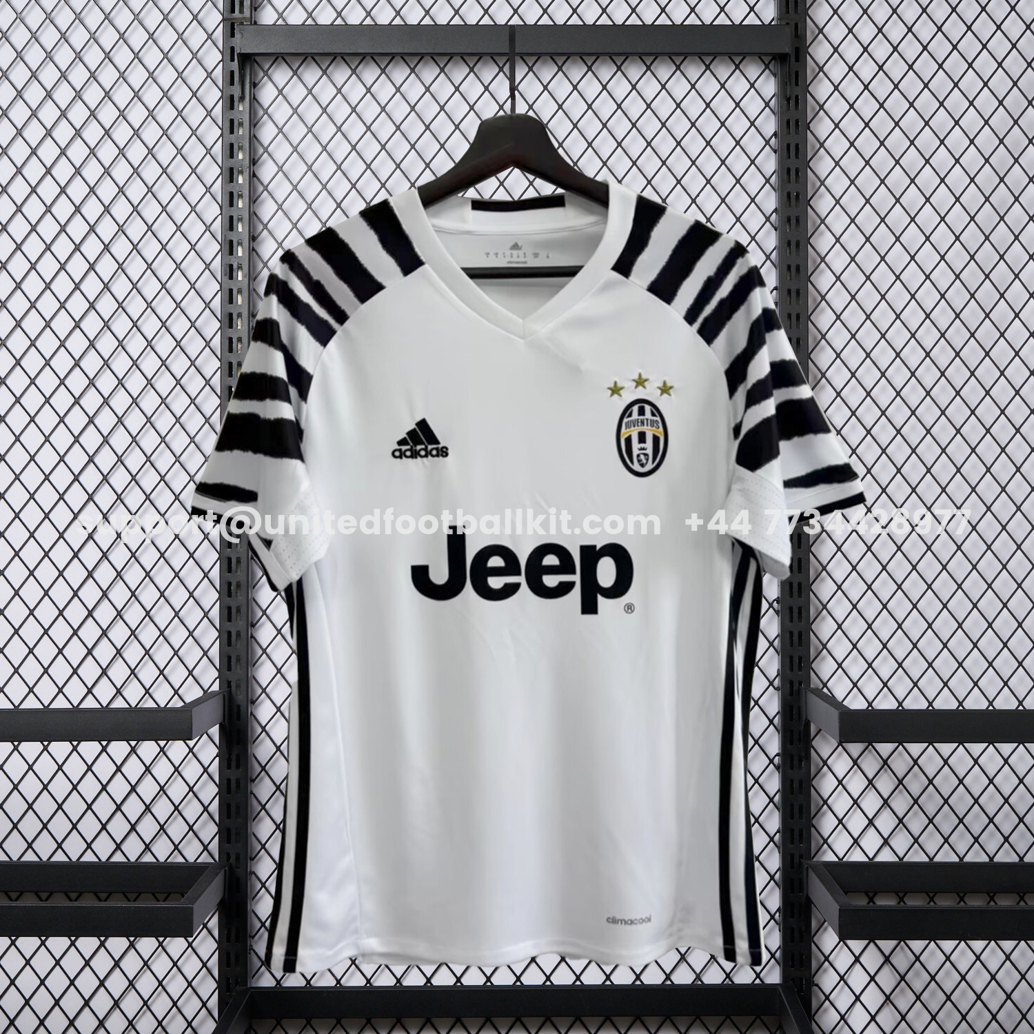 Unitedfootballkit.com | Retro Juventus 2016-17 Home Jersey -Customize Name, Number and Patch | Worldwide Shipping