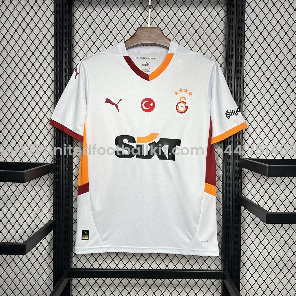 Unitedfootballkit.com | Galatasaray 24-25 Away Jersey - Fans Version -Customize Name, Number and Patch | Worldwide Shipping