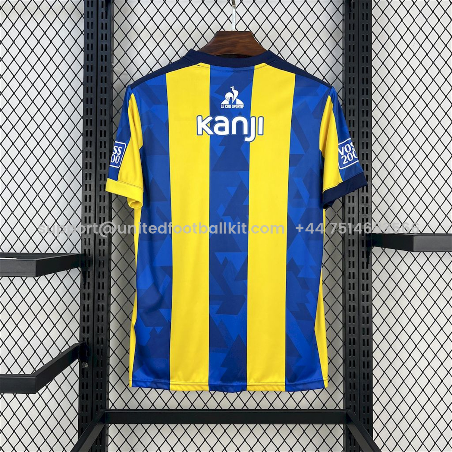 Unitedfootballkit.com | Rosario Central 25-26 Home Unsponsored Jersey - Fans Version -Customize Name, Number and Patch | Worldwide Shipping