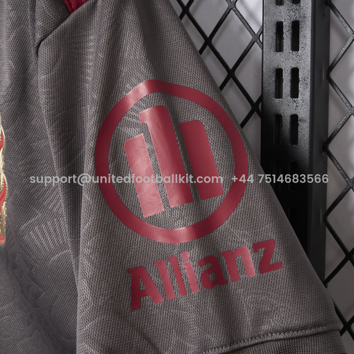 Unitedfootballkit.com | Bayern Munich 2025 Grey 125th Anniversary Jersey - Fans Version -Customize Name, Number and Patch | Worldwide Shipping