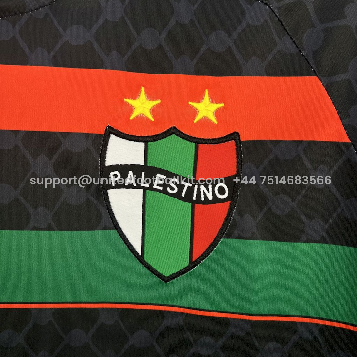 Unitedfootballkit.com | Club Deportivo Palestino 25-26 Away Jersey - Fans Version -Customize Name, Number and Patch | Worldwide Shipping