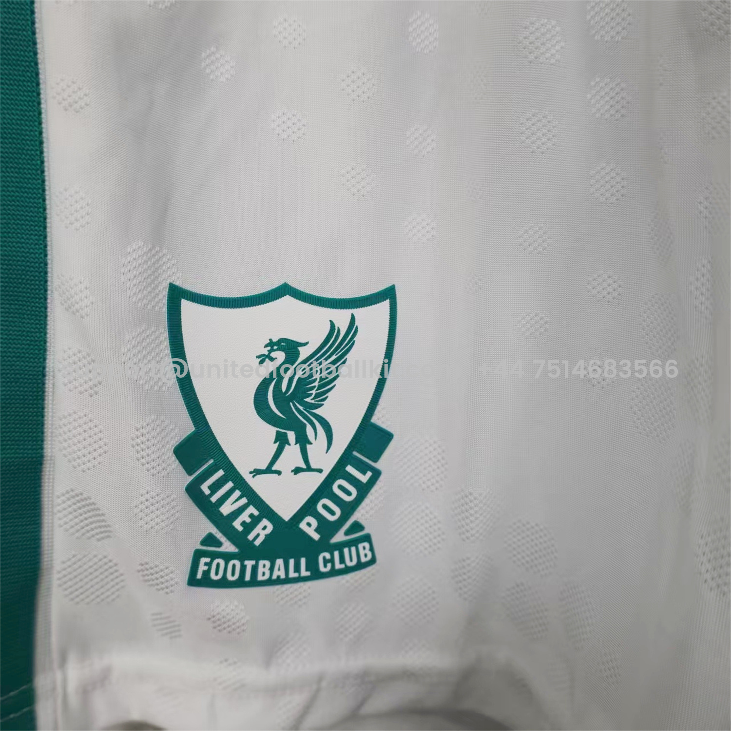 Unitedfootballkit.com | Liver.pool 25-26 Third White Shorts - Player Version -Customize Name, Number and Patch | Worldwide Shipping