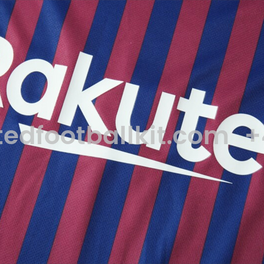 Unitedfootballkit.com | Retro Barcelona 18-19 Home Stadium Jersey -Customize Name, Number and Patch | Worldwide Shipping
