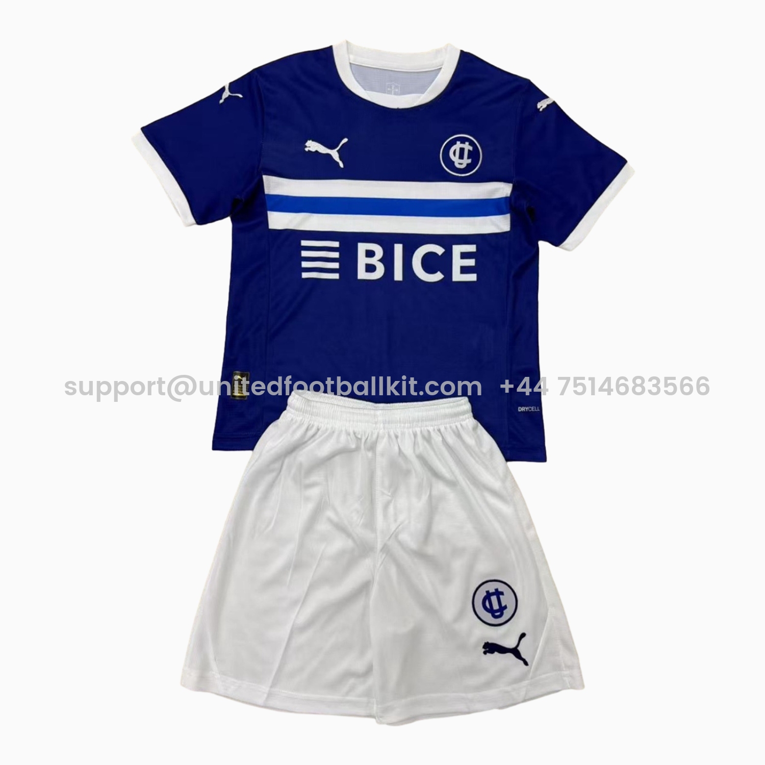 Unitedfootballkit.com | Universidad Católica del Chile 25-26 Away Men's Adult Jersey Set - Fans Version -Customize Name, Number and Patch | Worldwide Shipping