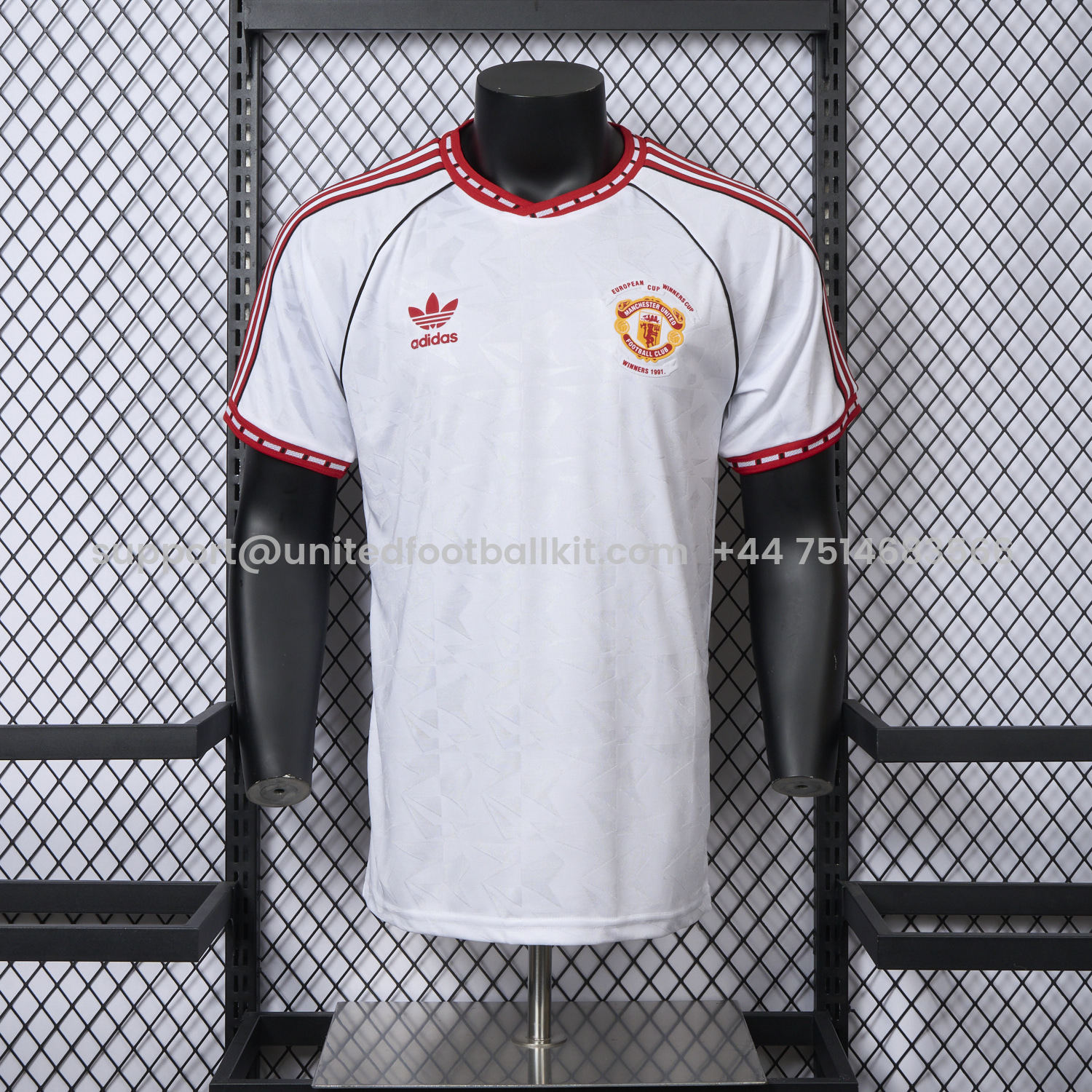 Unitedfootballkit.com | Retro Manchester United 1991 Third Remake Jersey - European Cup Winners' Cup Winners - Player Version -Customize Name, Number and Patch | Worldwide Shipping