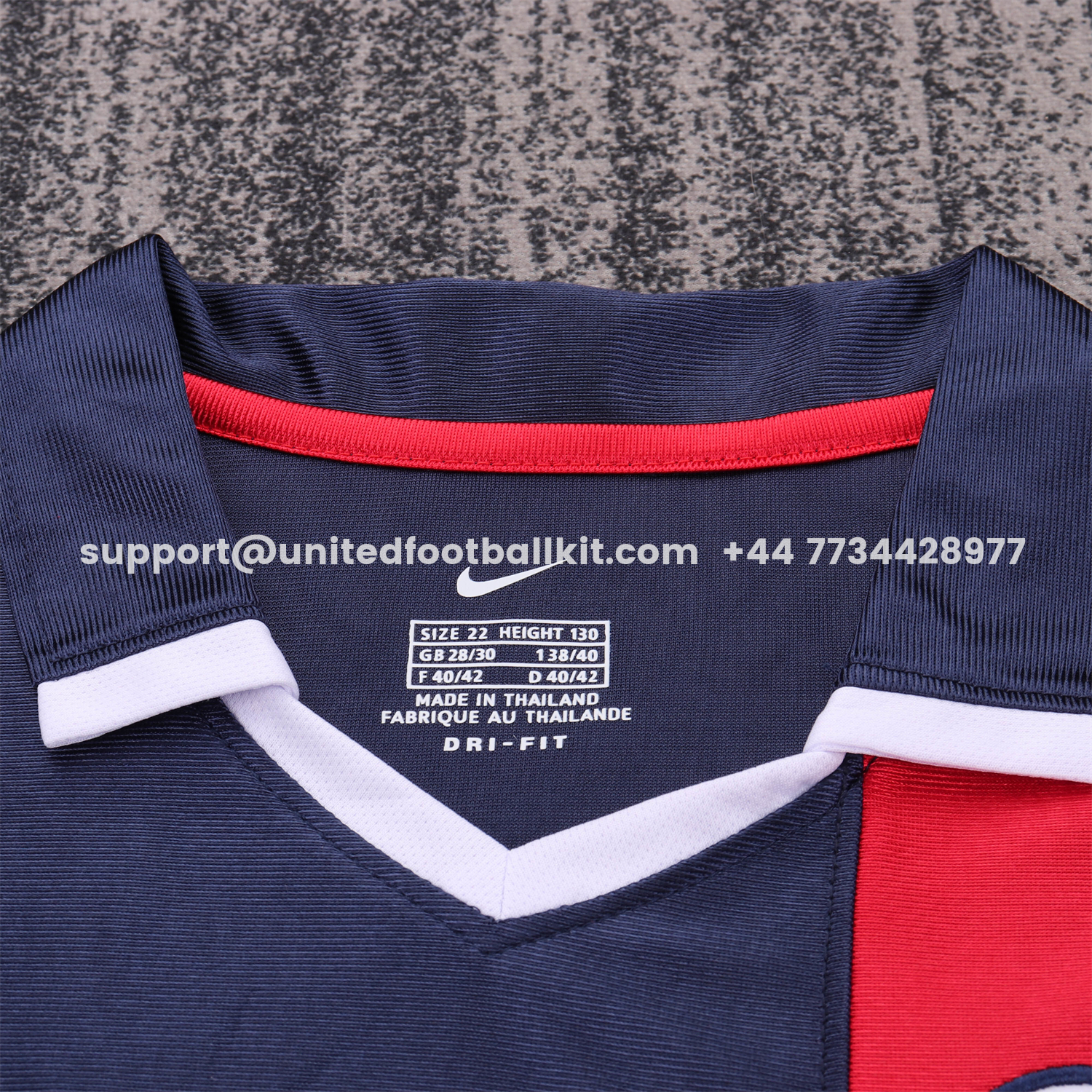 Unitedfootballkit.com | Retro Paris Saint-Germain PSG 2001-02 Home Kids Kit -Customize Name, Number and Patch | Worldwide Shipping