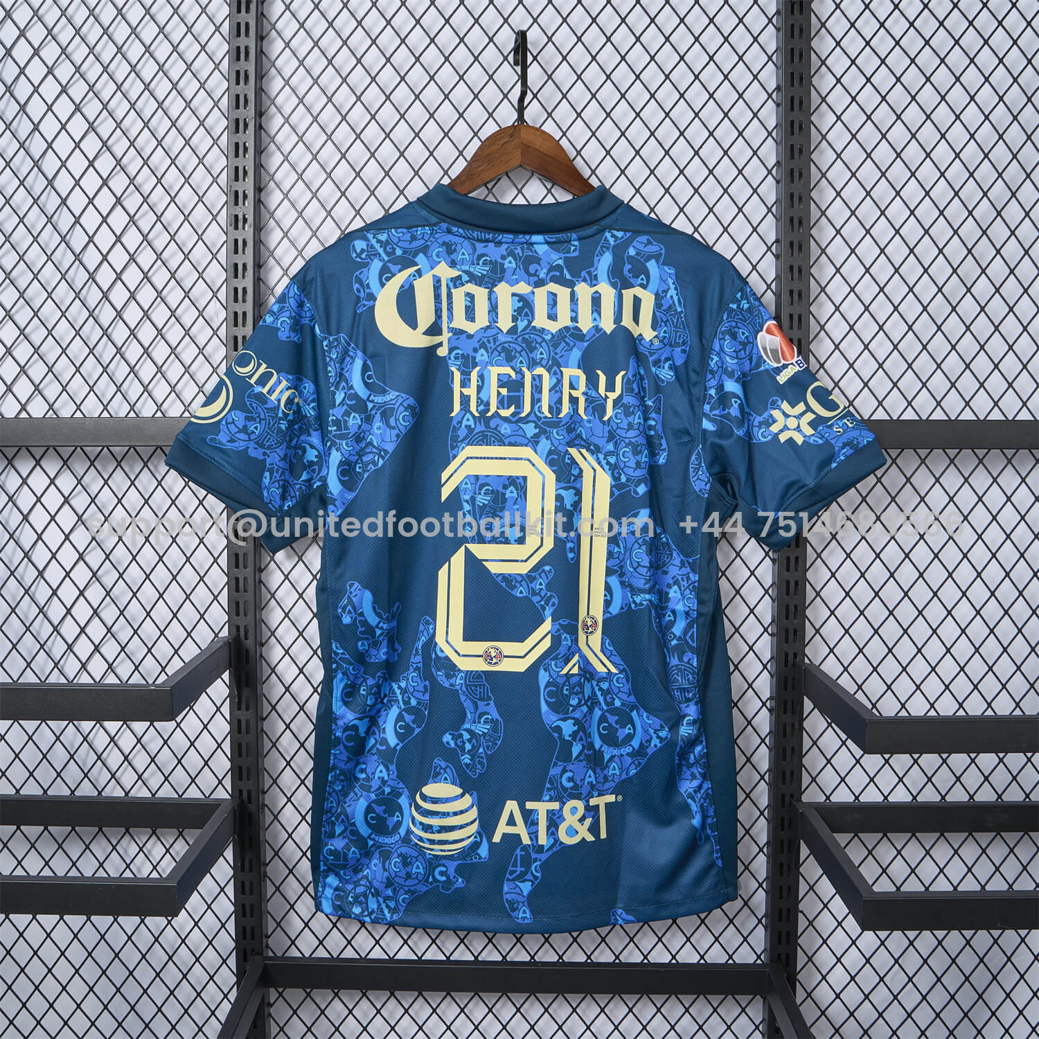 Unitedfootballkit.com | 【NEW】Club América 24-25 Away Jersey - Fans Version -Customize Name, Number and Patch | Worldwide Shipping