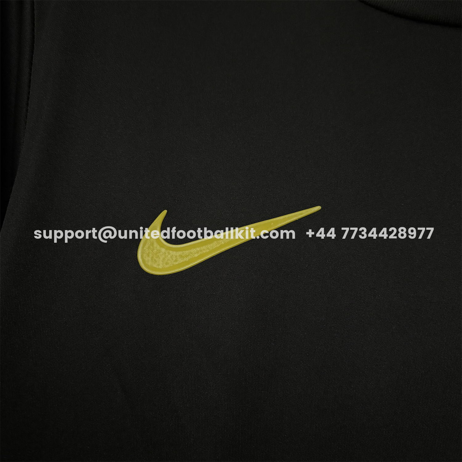 Unitedfootballkit.com | Brazil 2026 Pure Black Training Jersey - Fans Version -Customize Name, Number and Patch | Worldwide Shipping