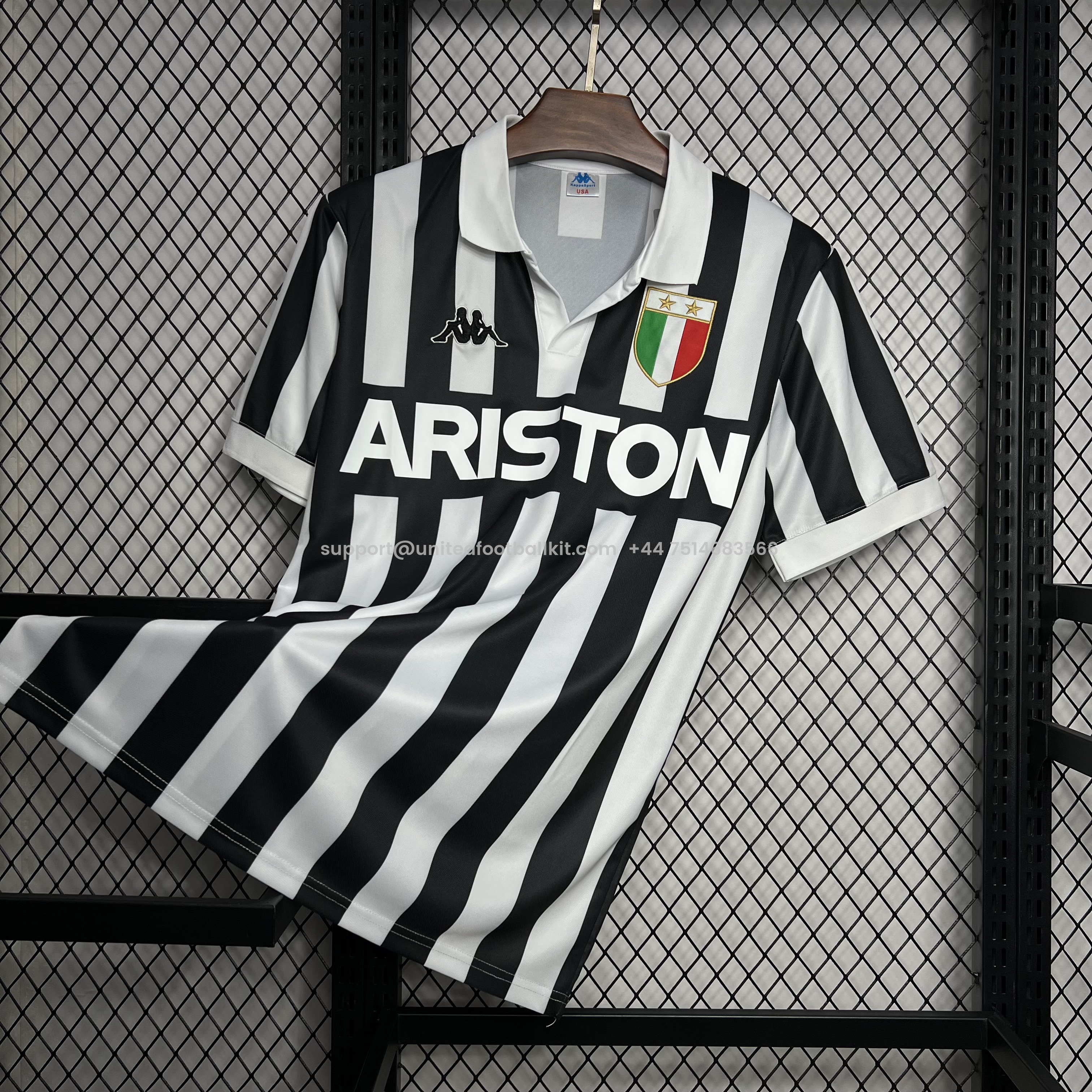 Unitedfootballkit.com | Retro Juventus 1984-85 Home Stadium Jersey -Customize Name, Number and Patch | Worldwide Shipping