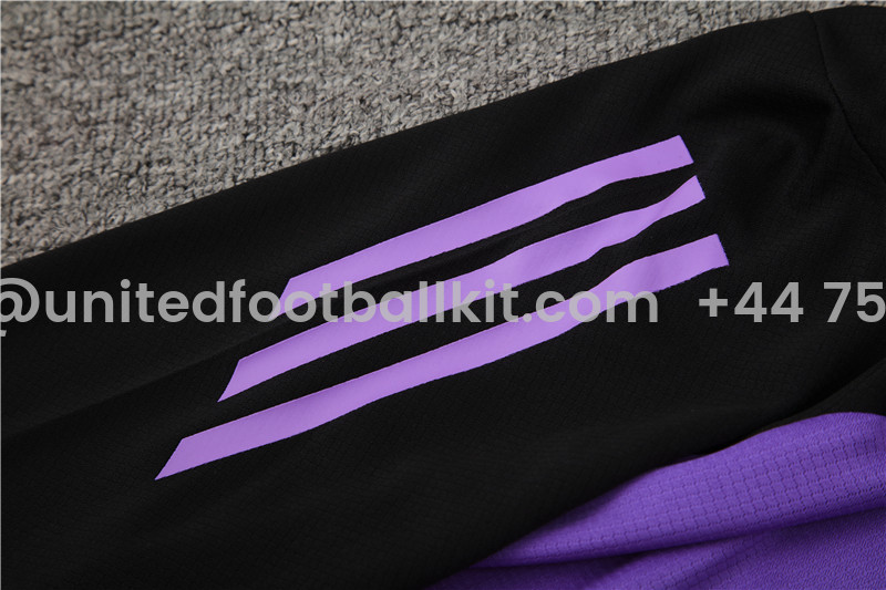 Unitedfootballkit.com | Germany 2024 Short-Sleeve Training Set - Purple -Customize Name, Number and Patch | Worldwide Shipping