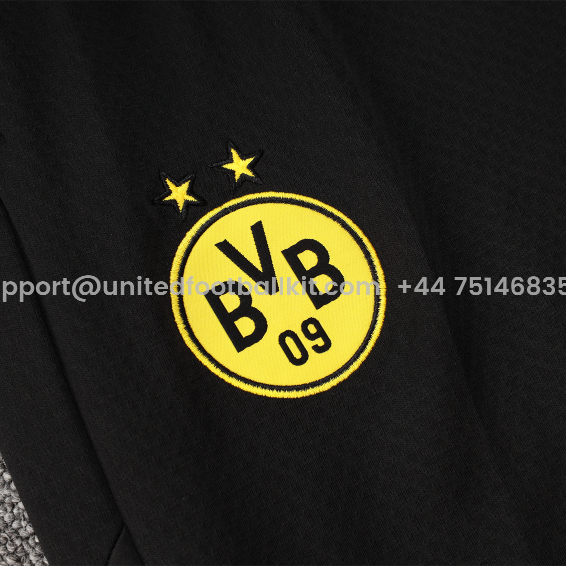 Unitedfootballkit.com | Dortmund 24-25 Long Sleeve Training Set - Player Version - Yellow -Customize Name, Number and Patch | Worldwide Shipping