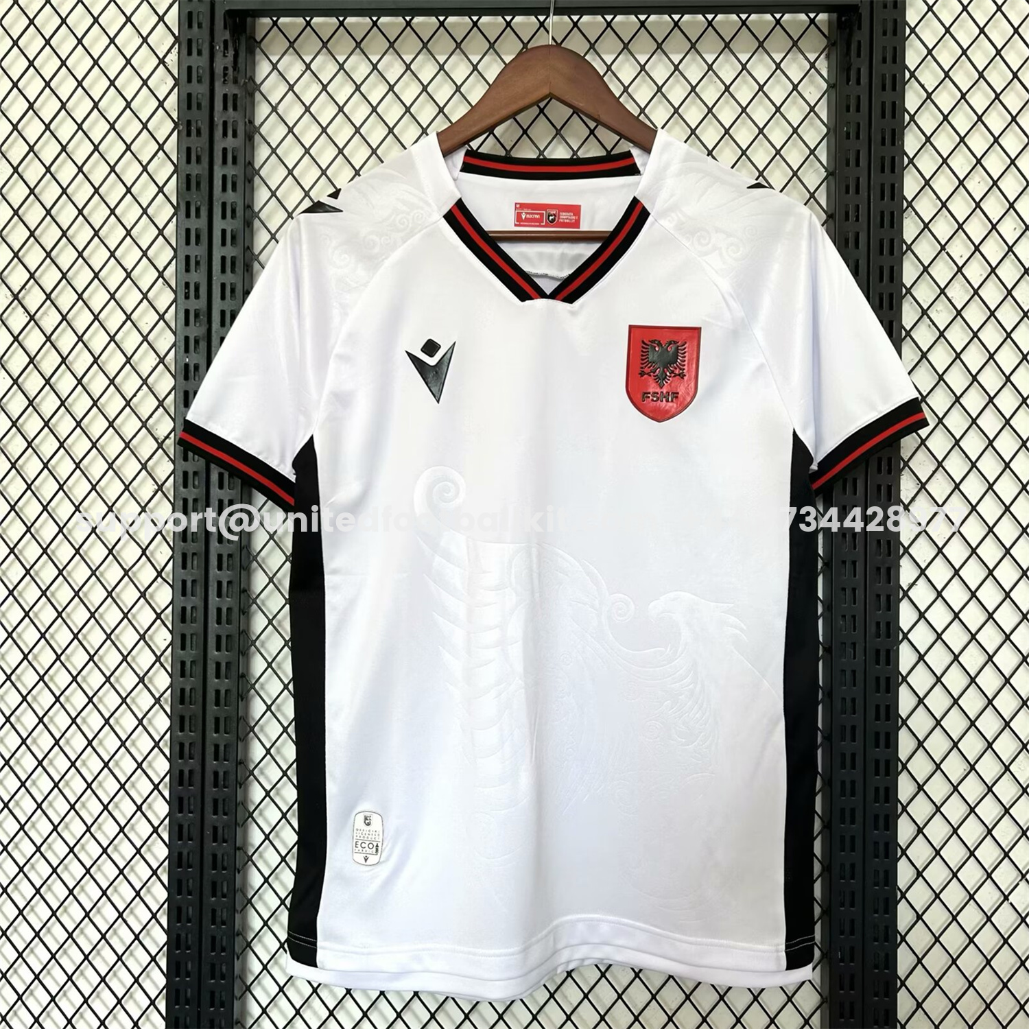 Unitedfootballkit.com | Albania 25-26 Away Jersey - Fans Version -Customize Name, Number and Patch | Worldwide Shipping