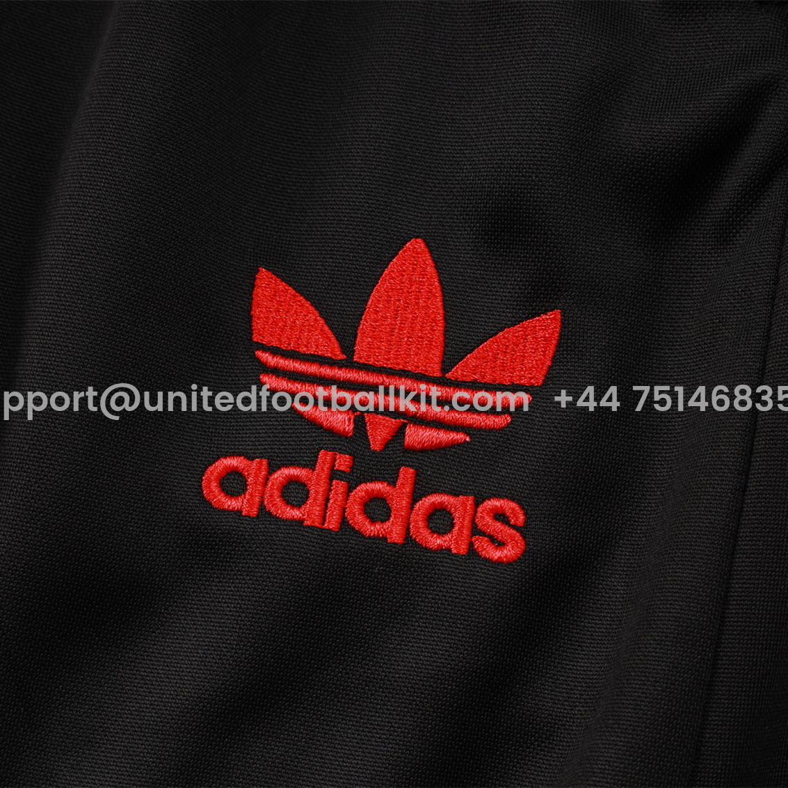 Unitedfootballkit.com | Manchester United 24-25 Originals LFSTLR Long Sleeve Training Set - Black -Customize Name, Number and Patch | Worldwide Shipping