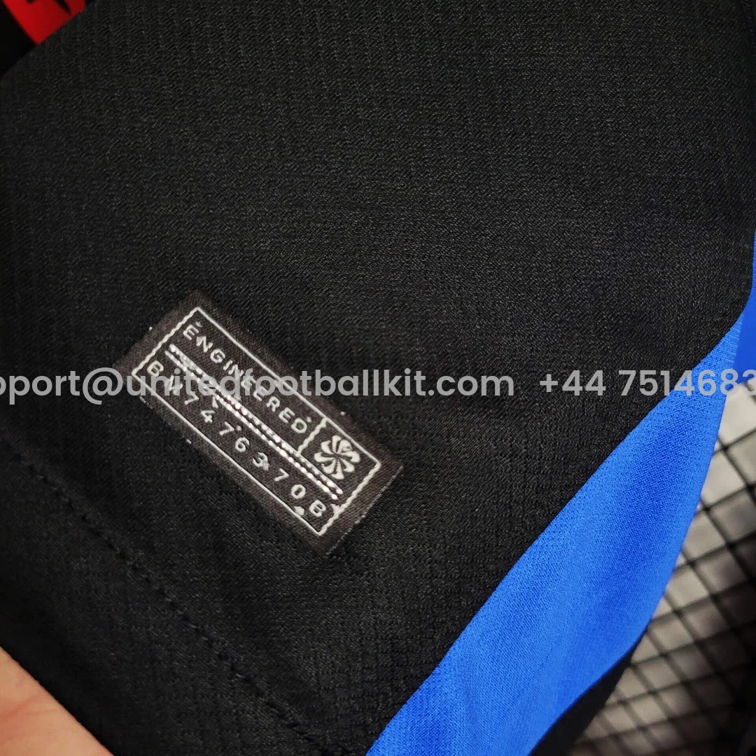 Unitedfootballkit.com | Barcelona 24-25 Away Jersey with Big Logo - Fans Version -Customize Name, Number and Patch | Worldwide Shipping