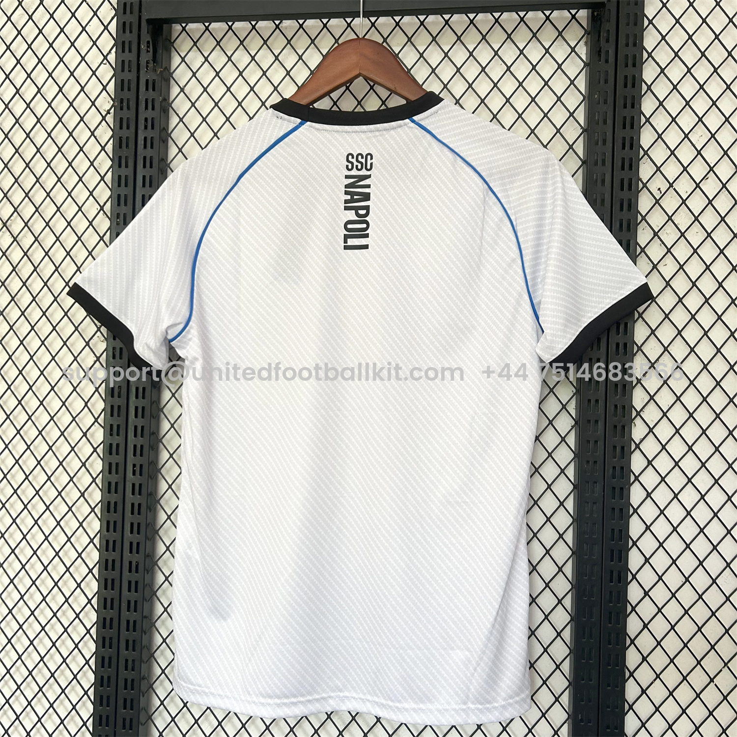 Unitedfootballkit.com | Napoli 25-26 White Pre-Match Training Jersey - Fans Version -Customize Name, Number and Patch | Worldwide Shipping
