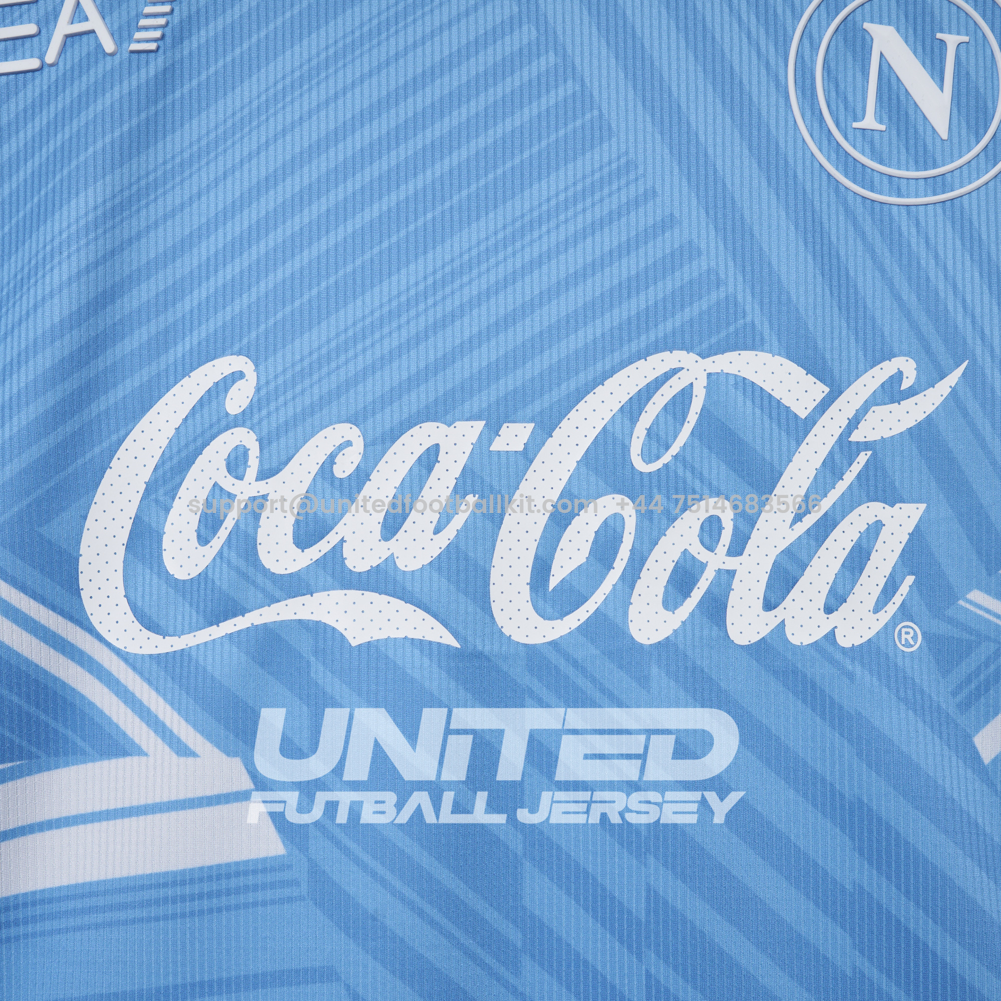 Unitedfootballkit.com | Napoli 24-25 Pre-Match Training Jersey - Fans Version -Customize Name, Number and Patch | Worldwide Shipping