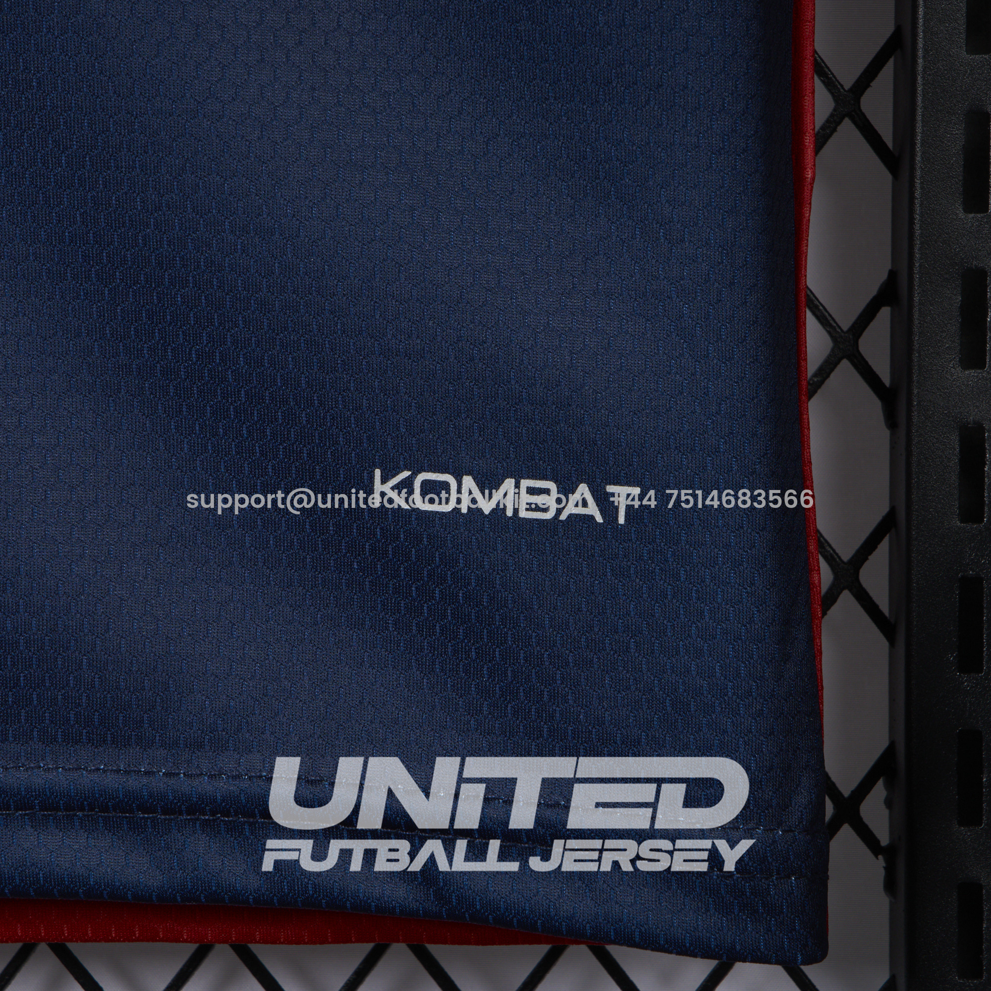 Unitedfootballkit.com | Genoa 24-25 Home Unsponsored Jersey - Fans Version -Customize Name, Number and Patch | Worldwide Shipping