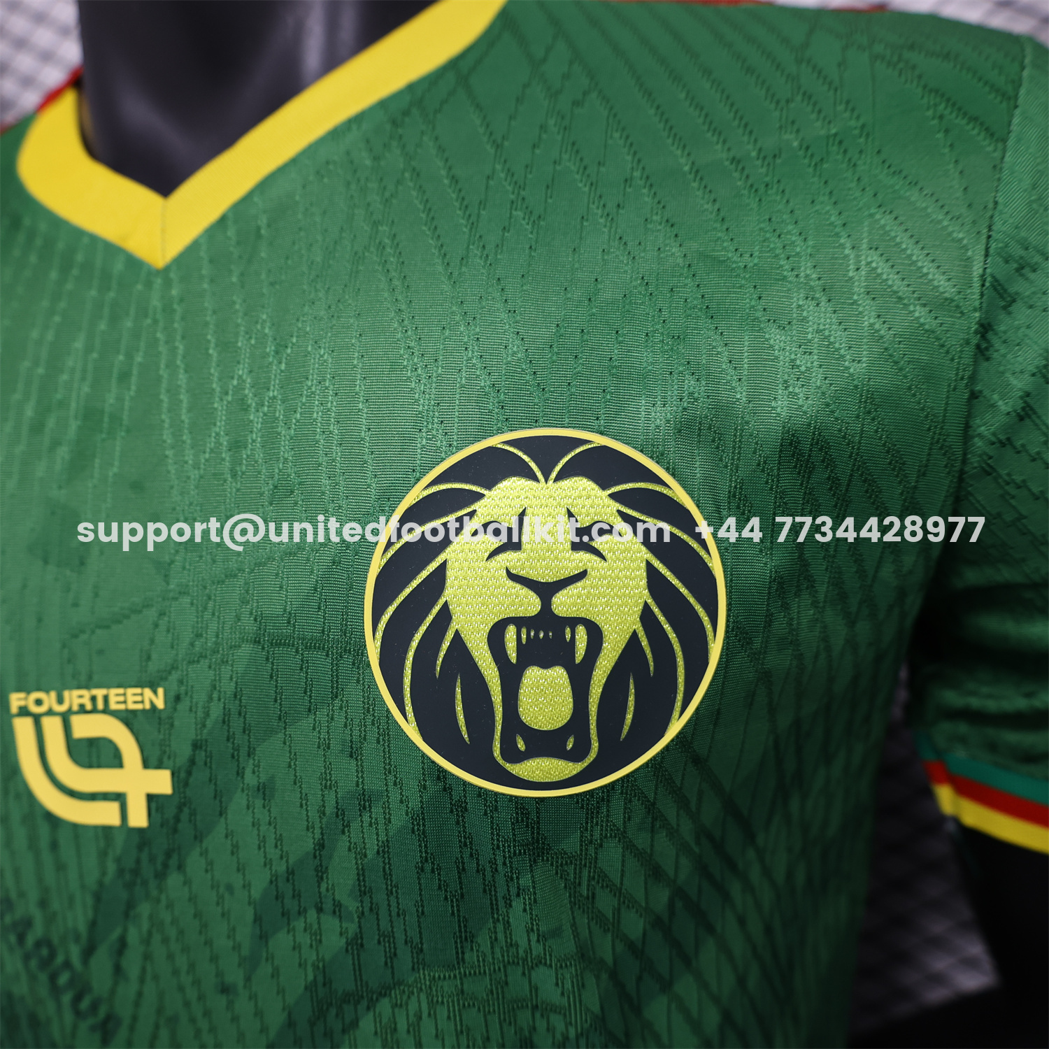 Unitedfootballkit.com | Cameroon 25-26 Home Jersey - Player Version -Customize Name, Number and Patch | Worldwide Shipping
