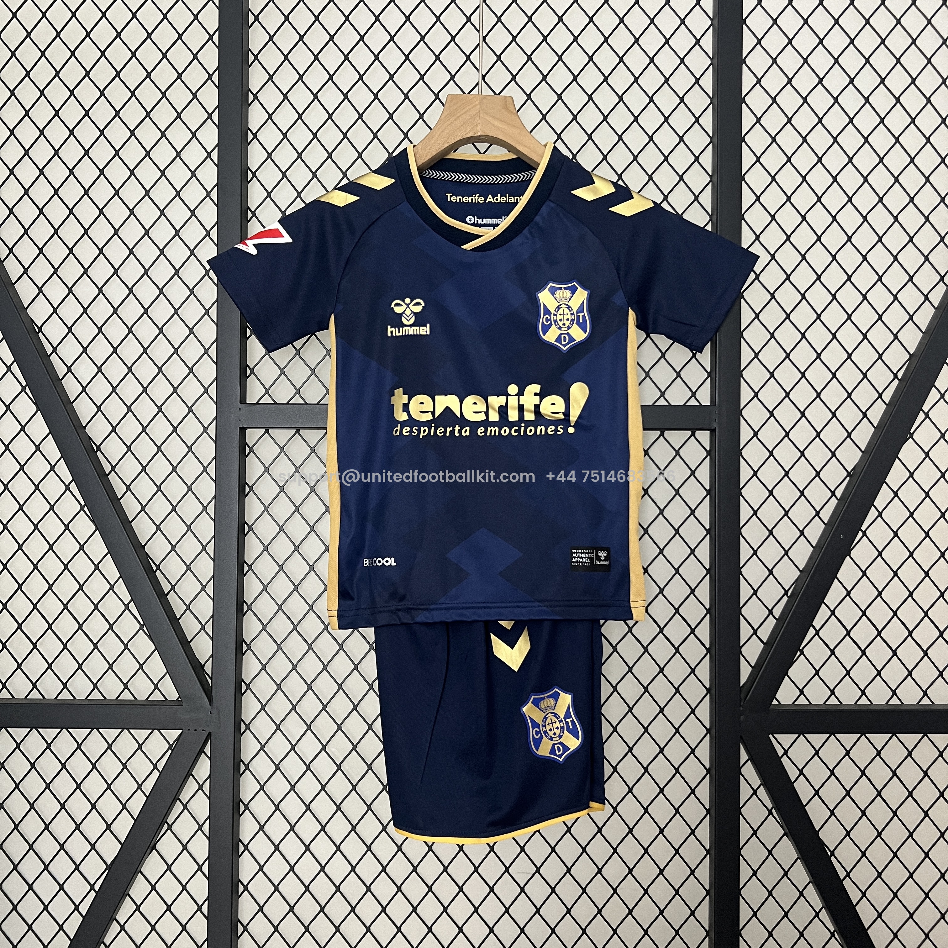 Unitedfootballkit.com | Tenerife 24-25 Away Kids Kit -Customize Name, Number and Patch | Worldwide Shipping