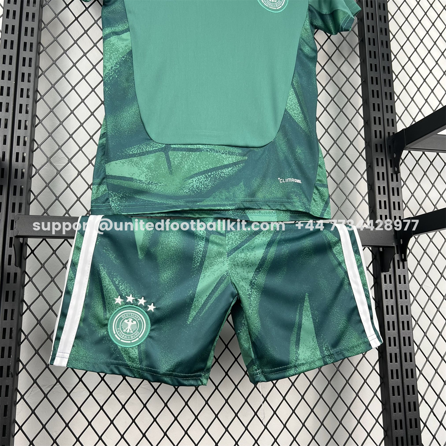 Unitedfootballkit.com | Germany 2026 Goalkeeper Green Kids Kit -Customize Name, Number and Patch | Worldwide Shipping